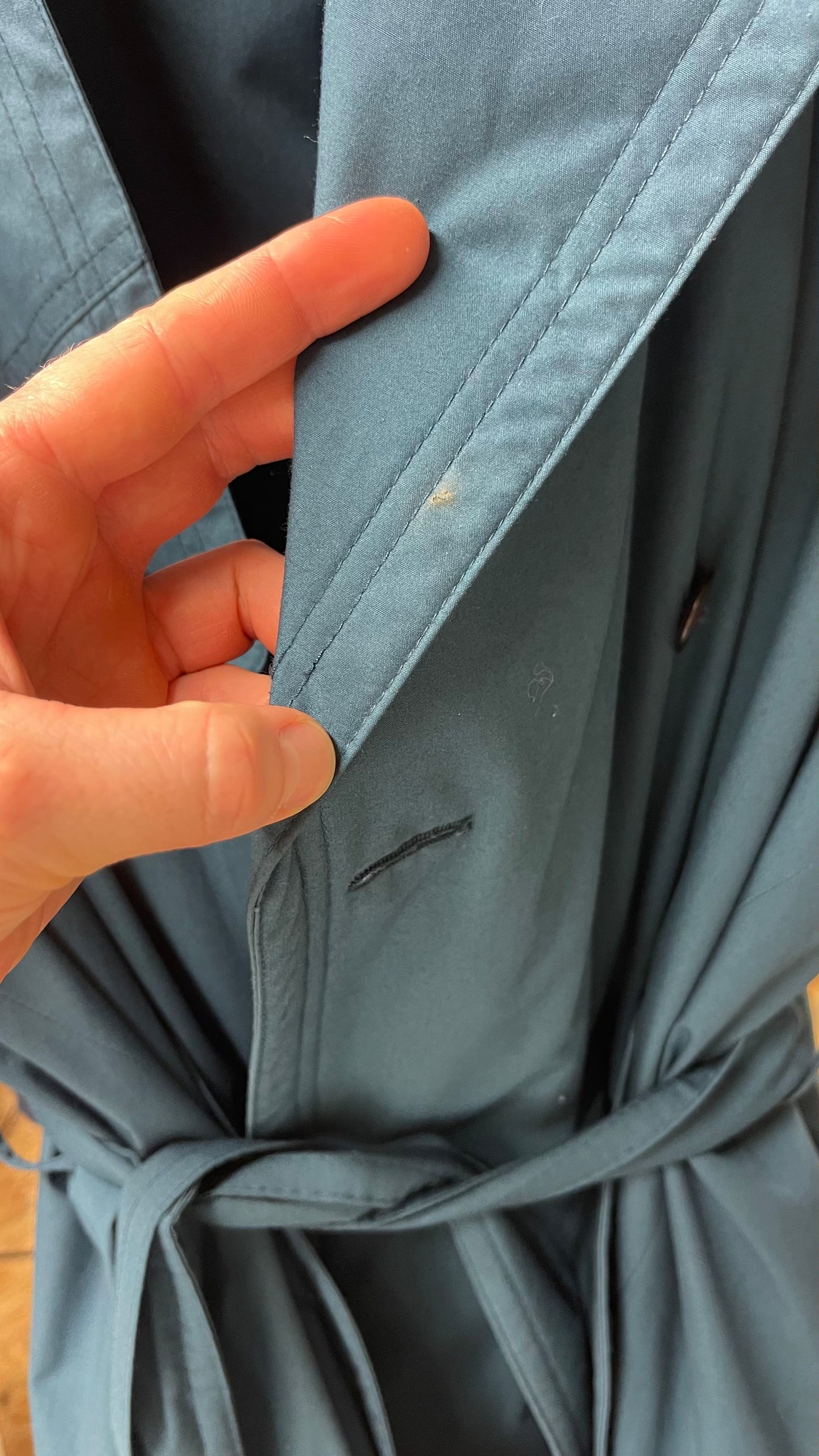 wian emerald green trenchcoat - XXL