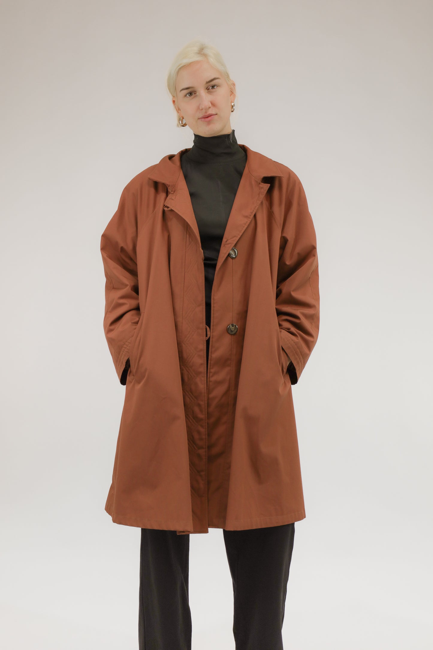 jet rusty raincoat - L