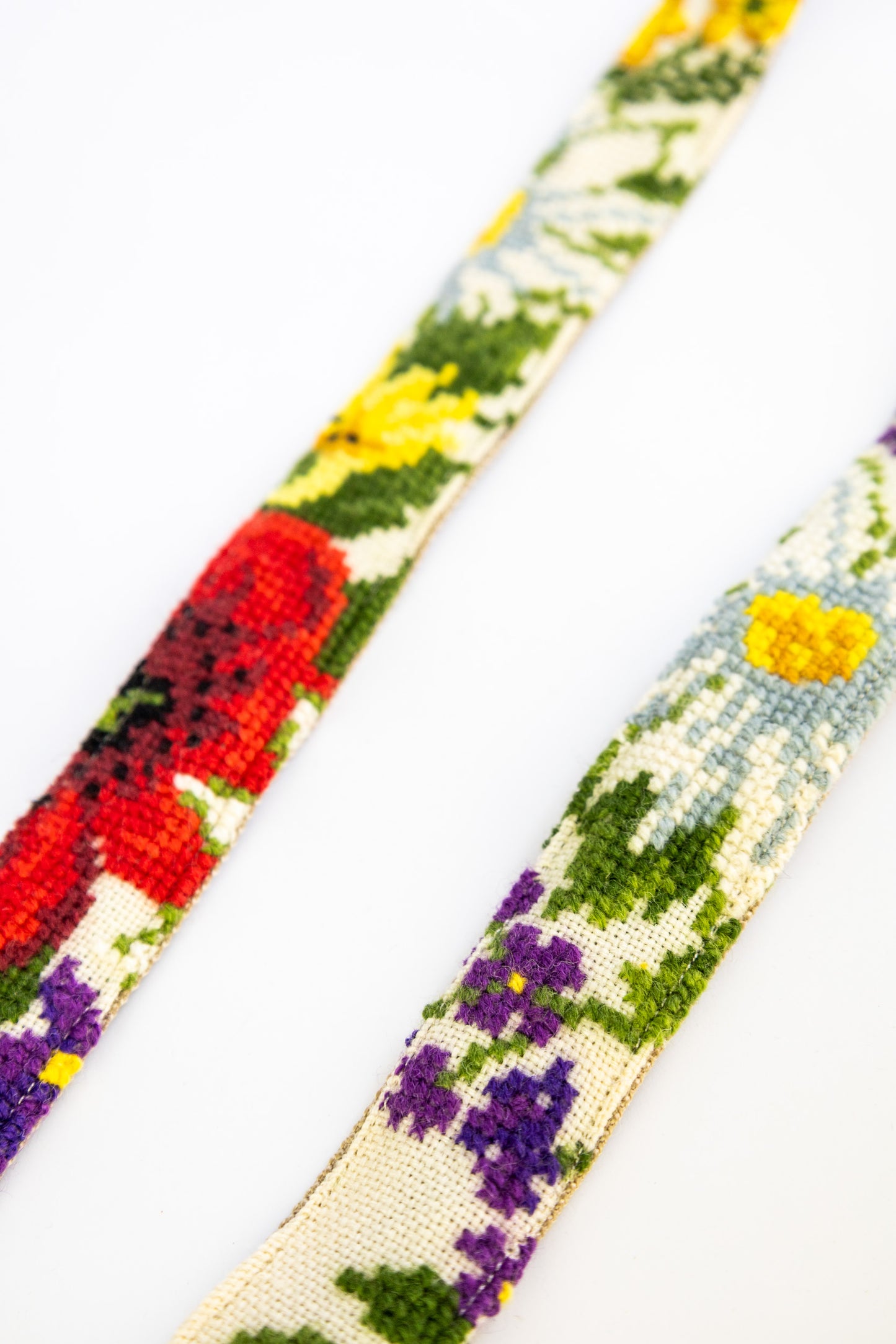 strap - grove bloemen - 161 cm