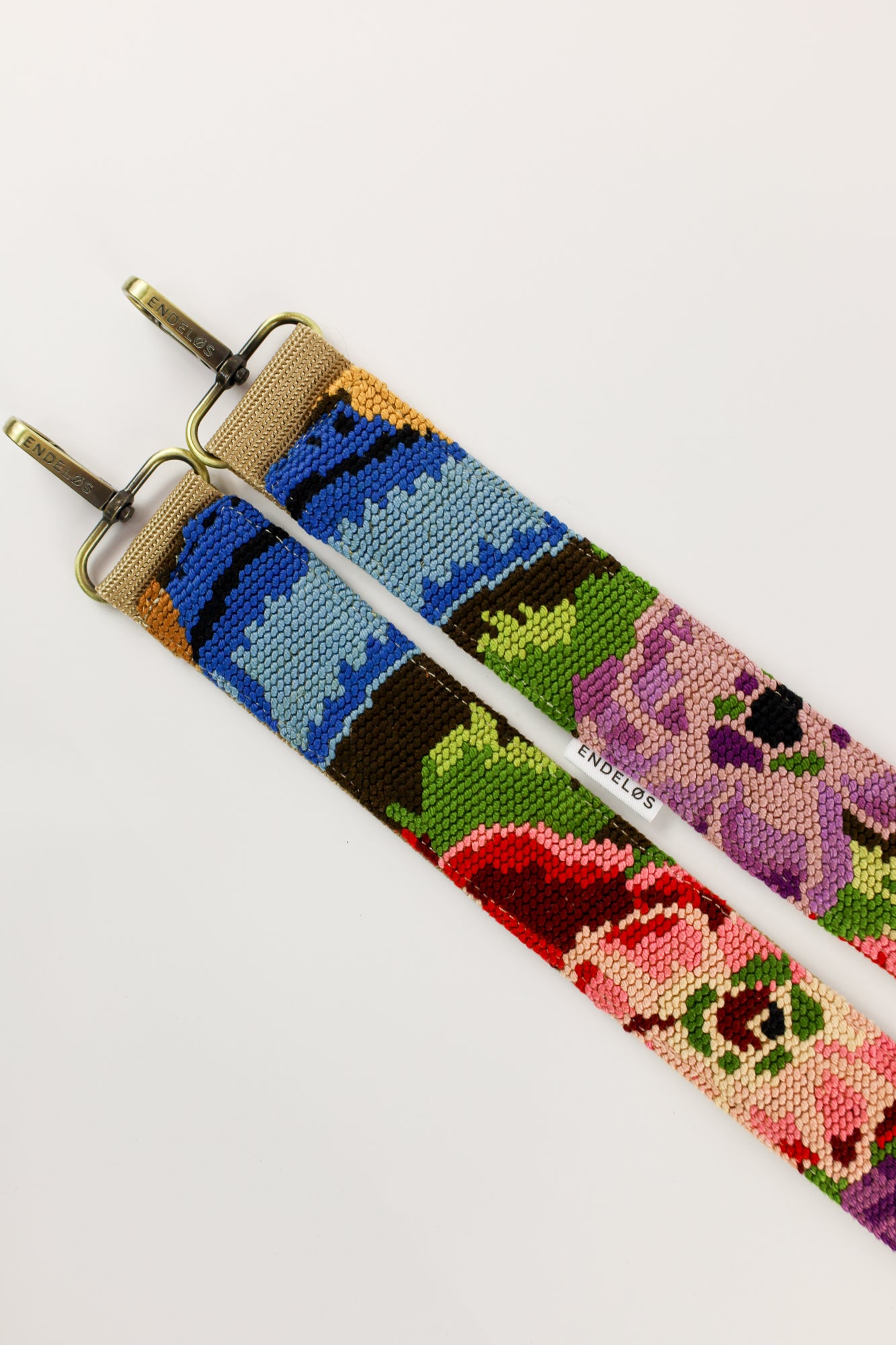 strap - bloemen bom - extra lang