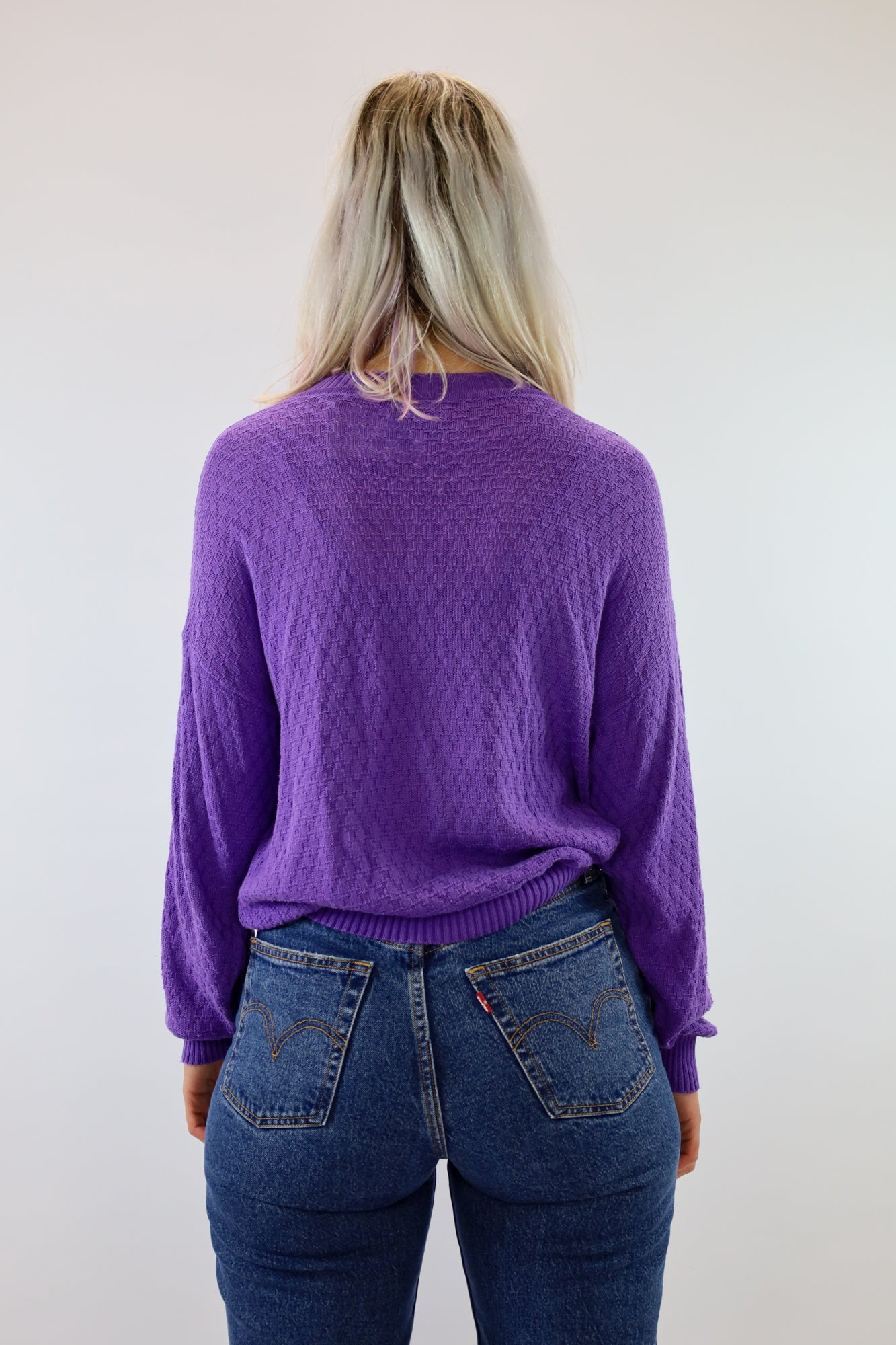 victoiri purple knit - M/L