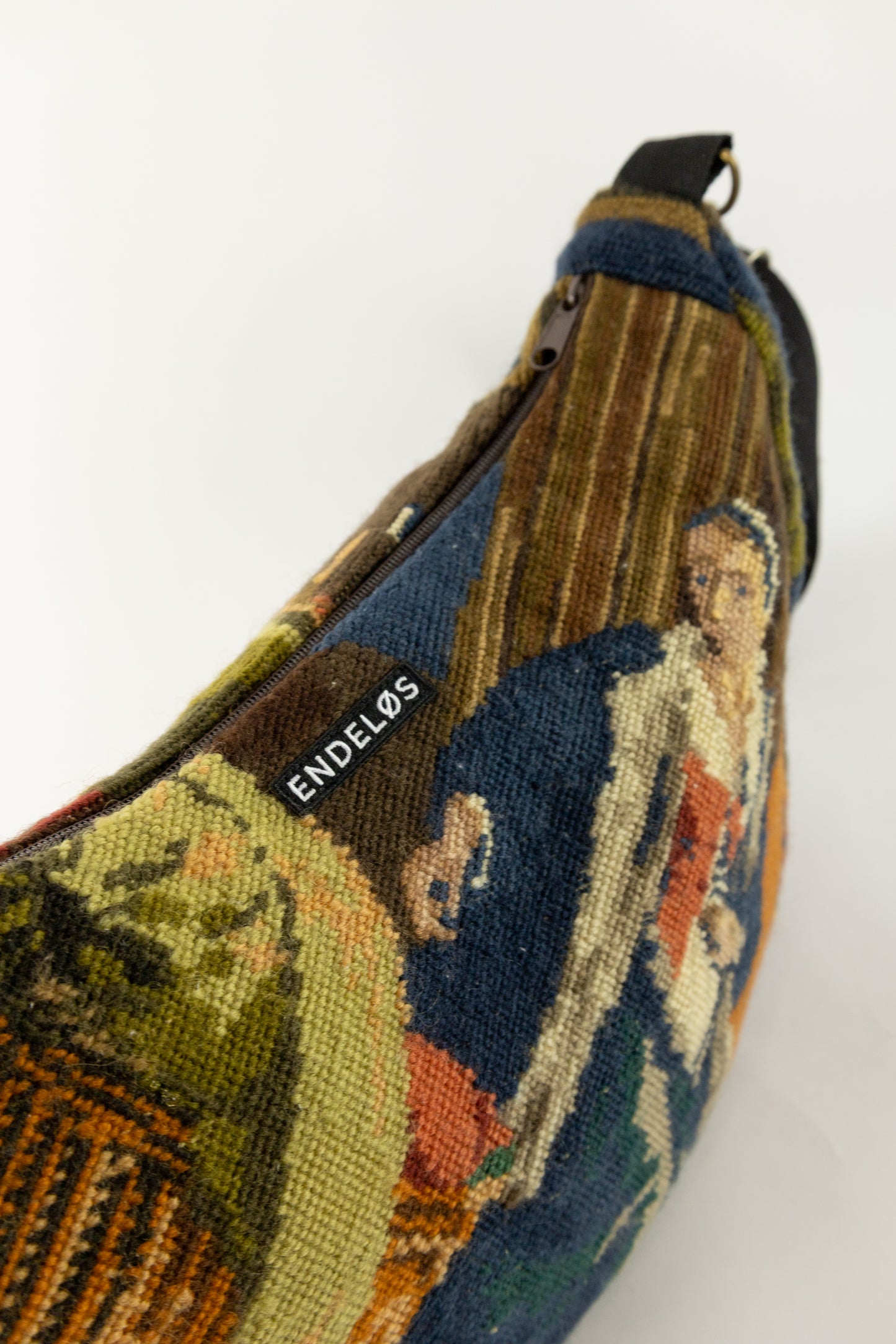 Lola bag L – geborduurde vintage tas - nr. 76