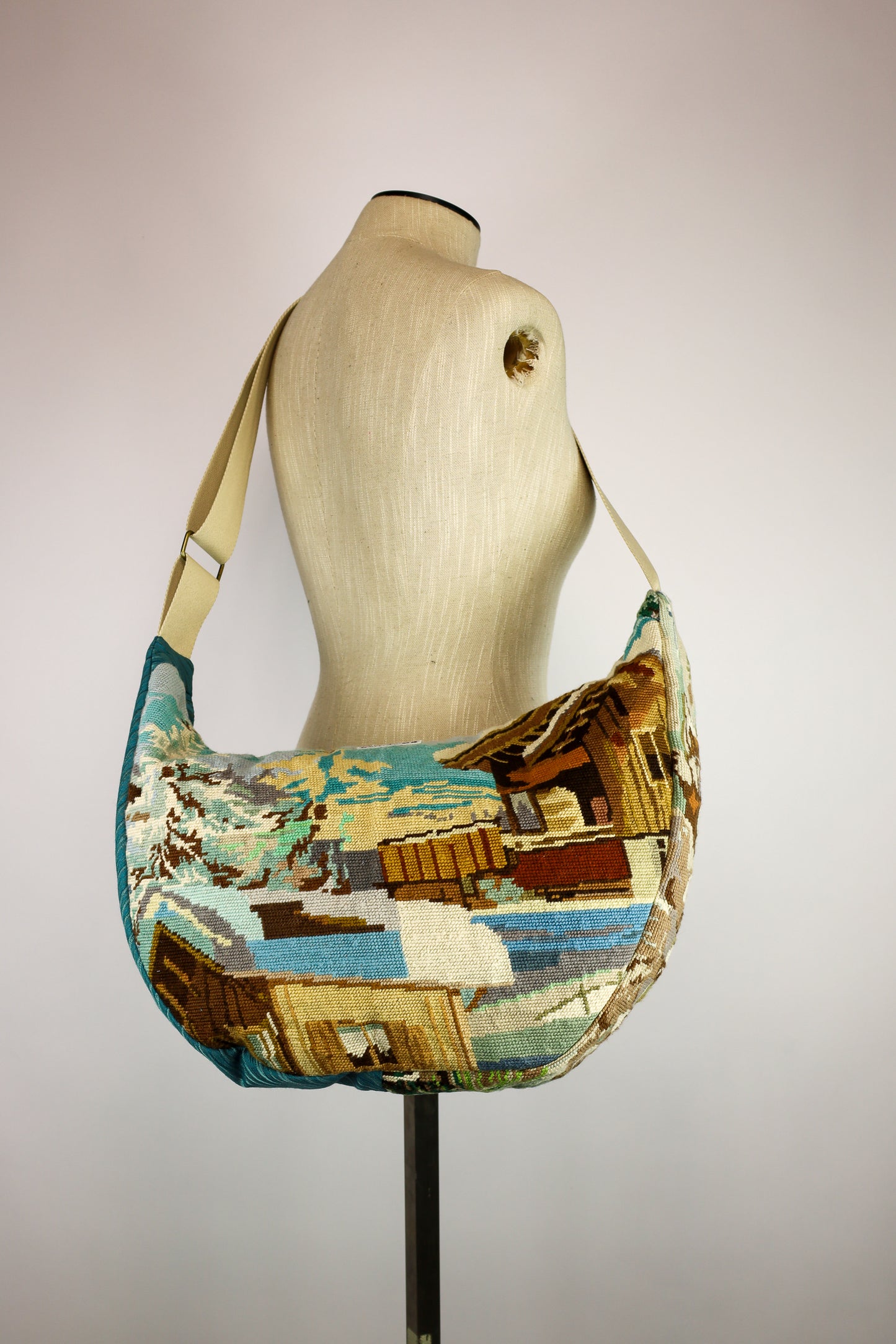 crossbody XL - nr. 50 sneeuw