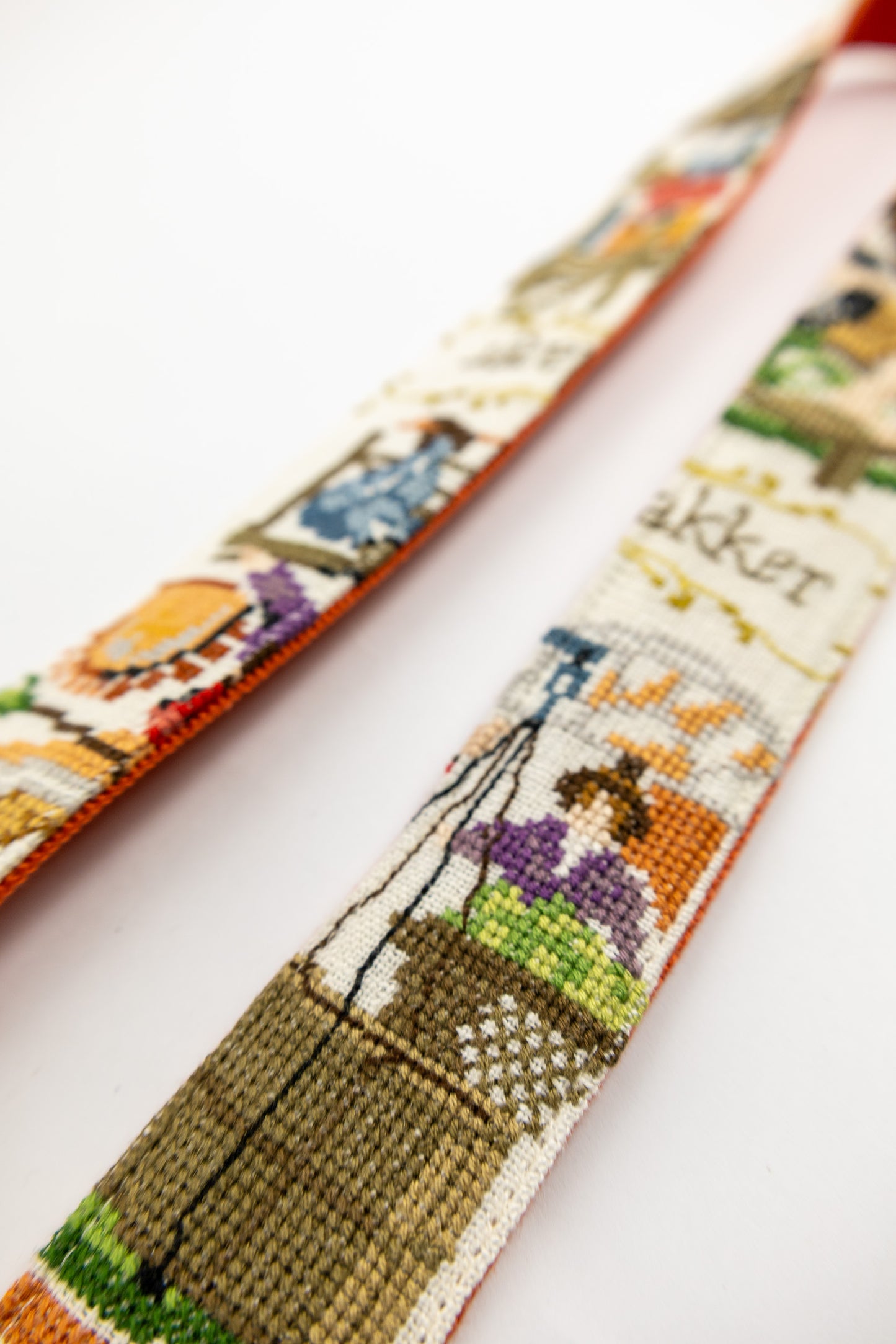 strap van vintage borduurwerk - Hollandse Ambacht II - 135 cm