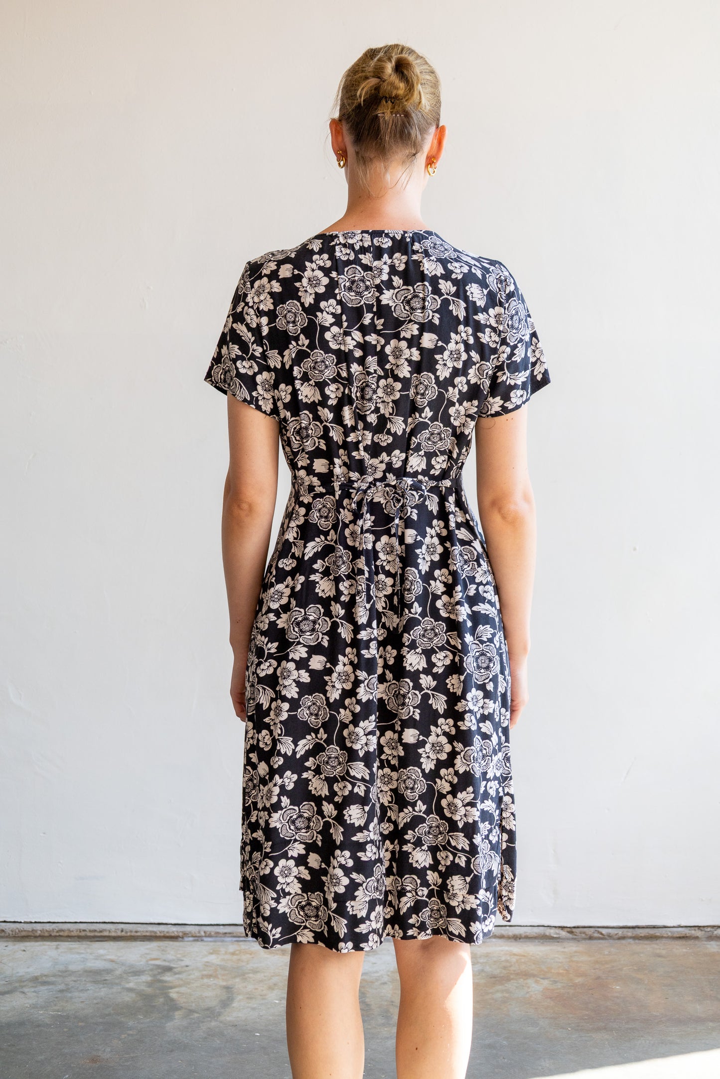 robyn bloemen jurk - L