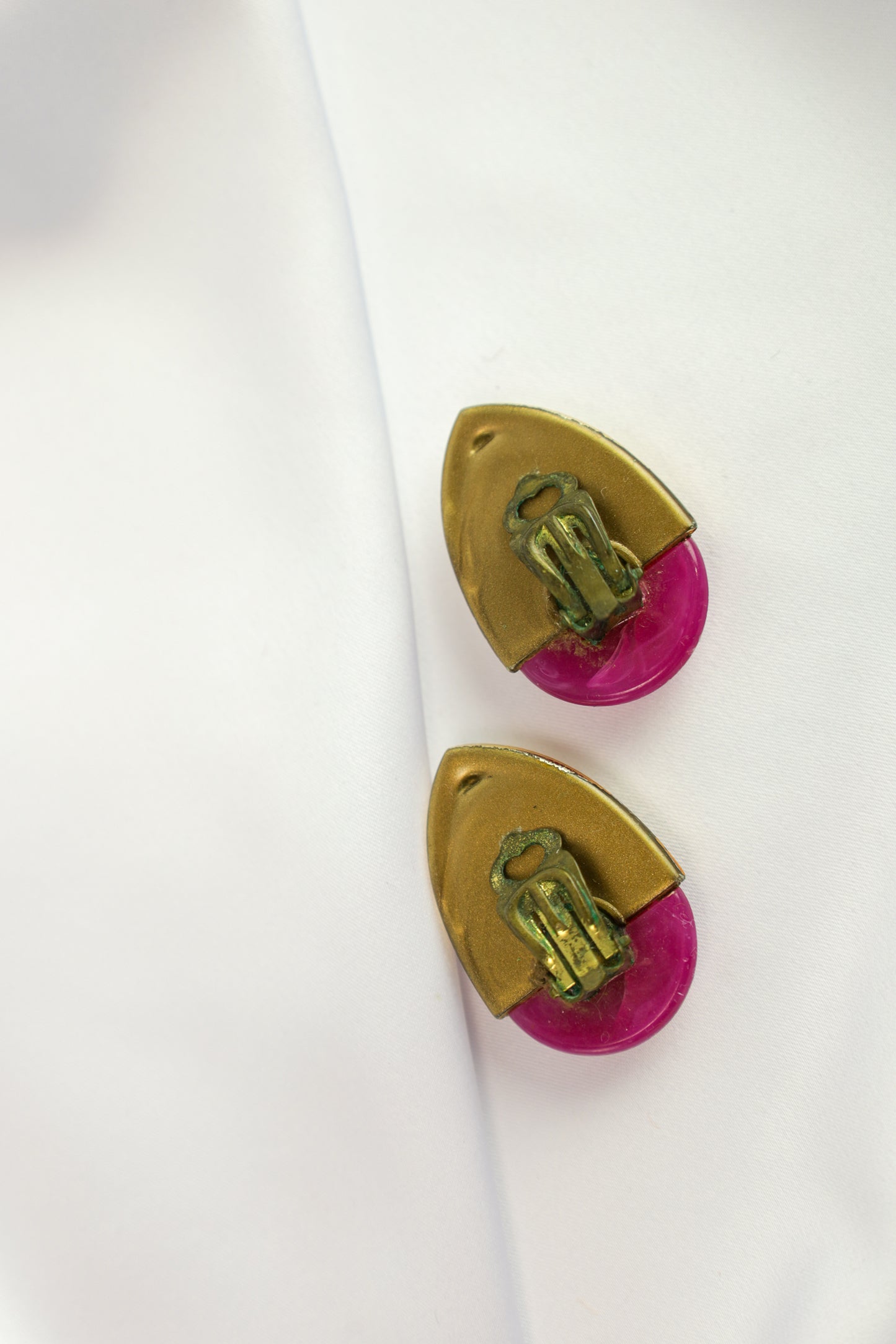 roze druppel - clip on