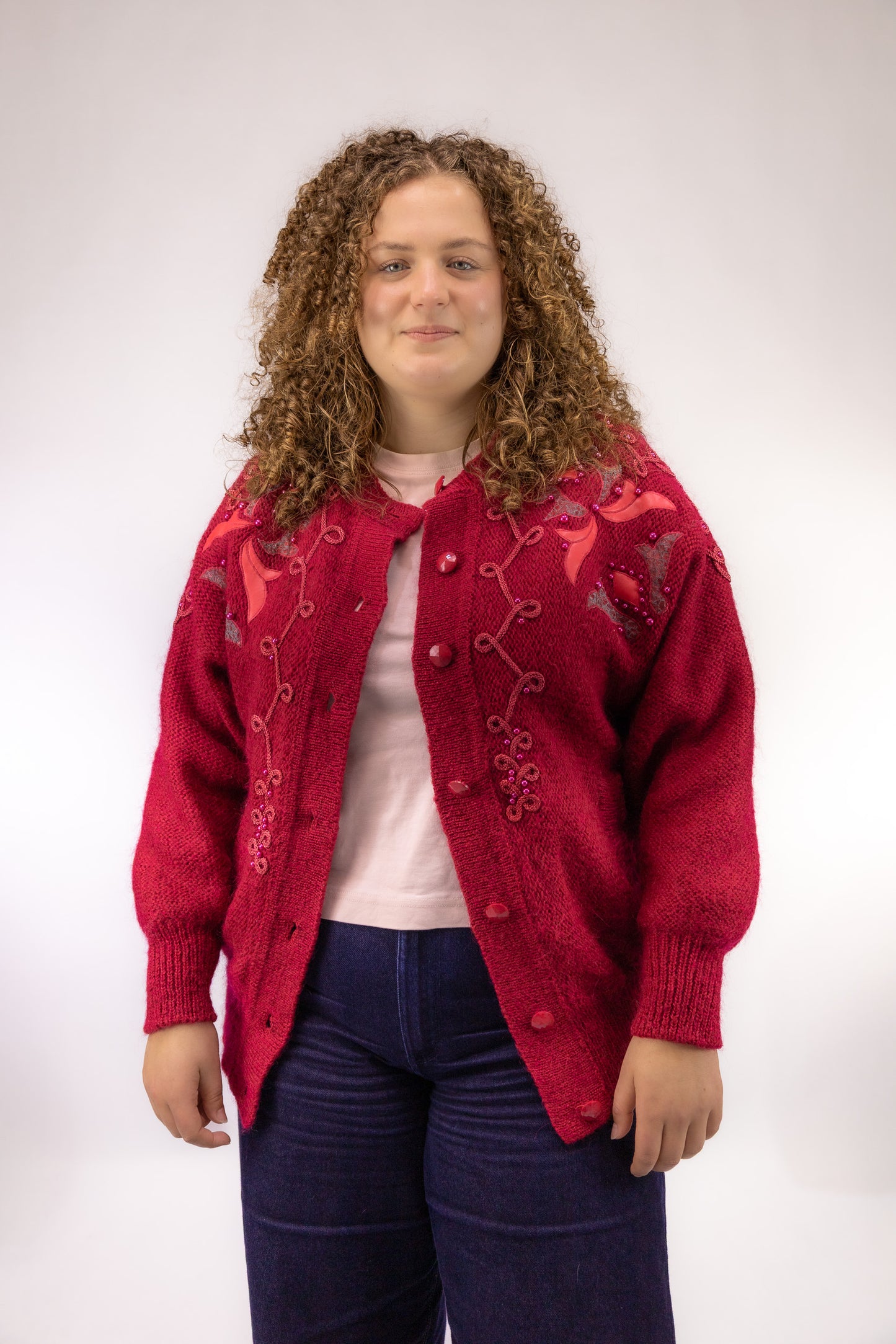 liva mohair knitted vest - M/L