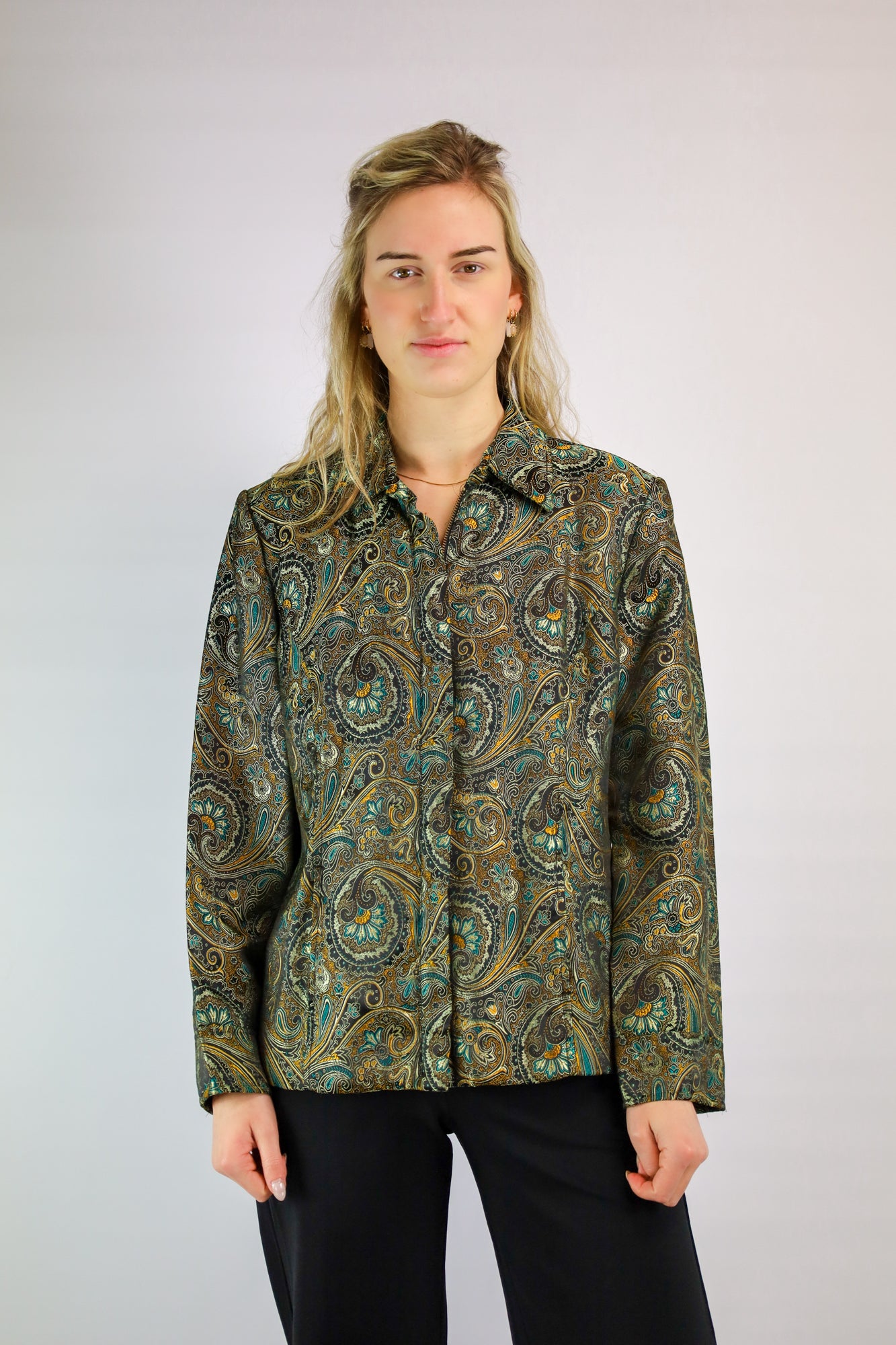 feyin paisley jacket - L