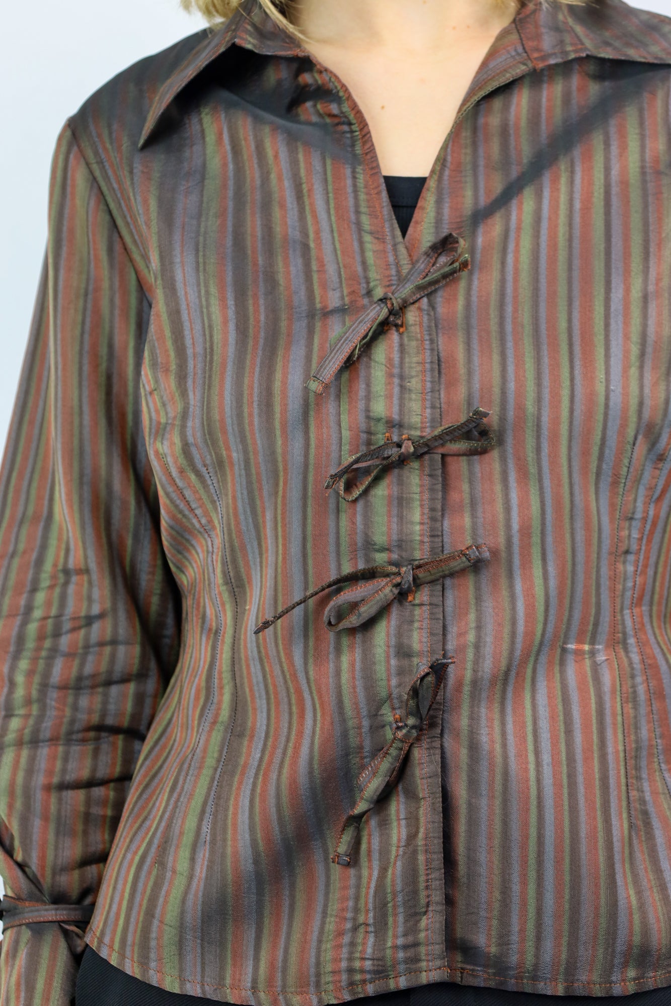 indy bow blouse - L