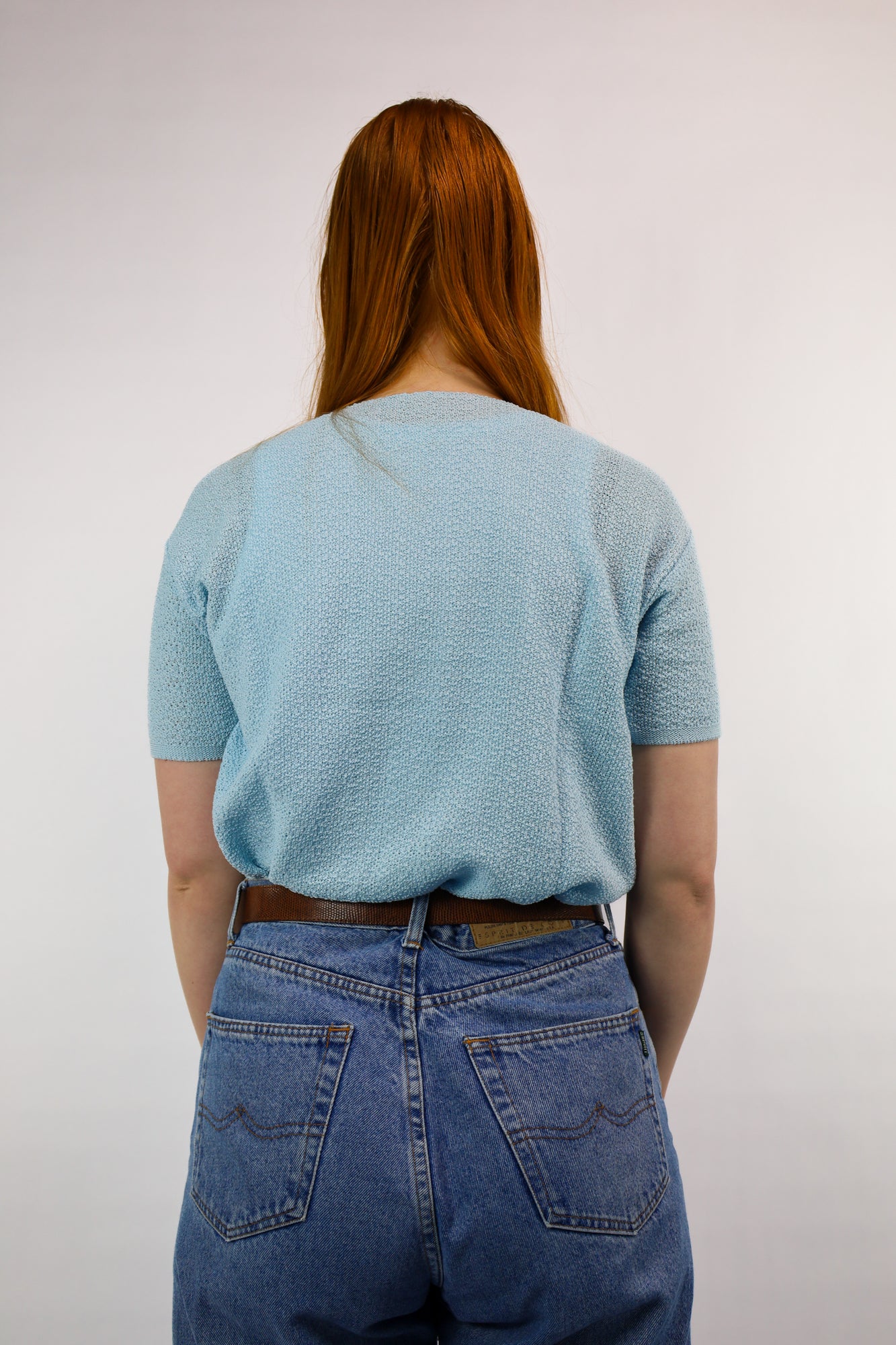 isa knitted t-shirt - M/L