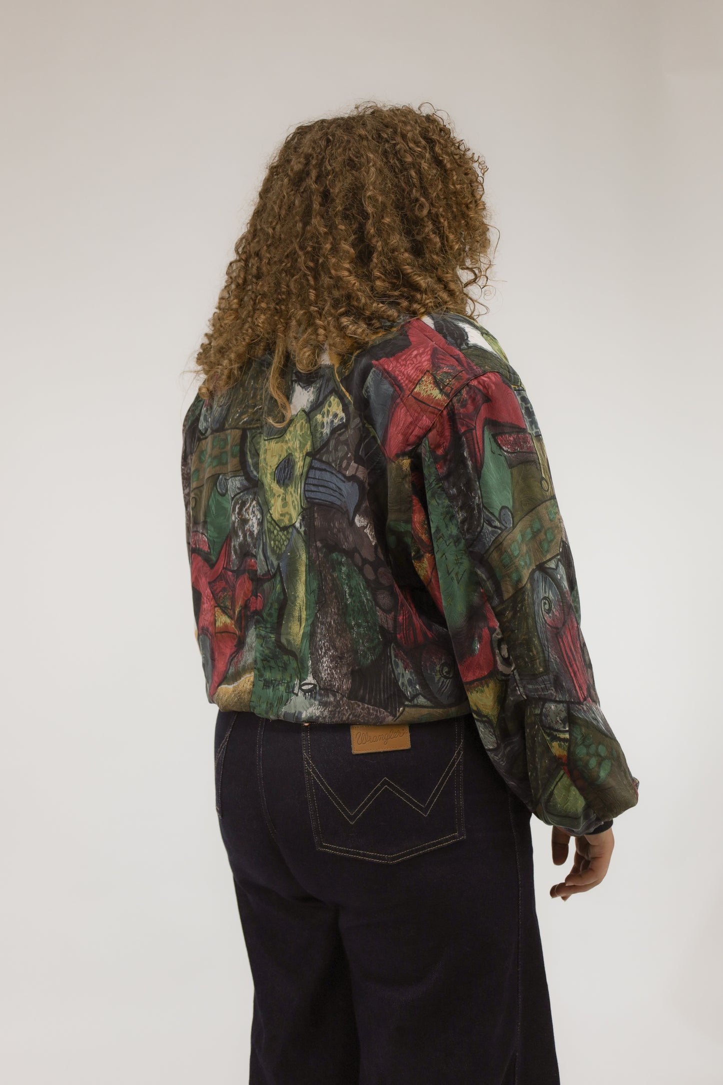 ian silk bomberjack - XL