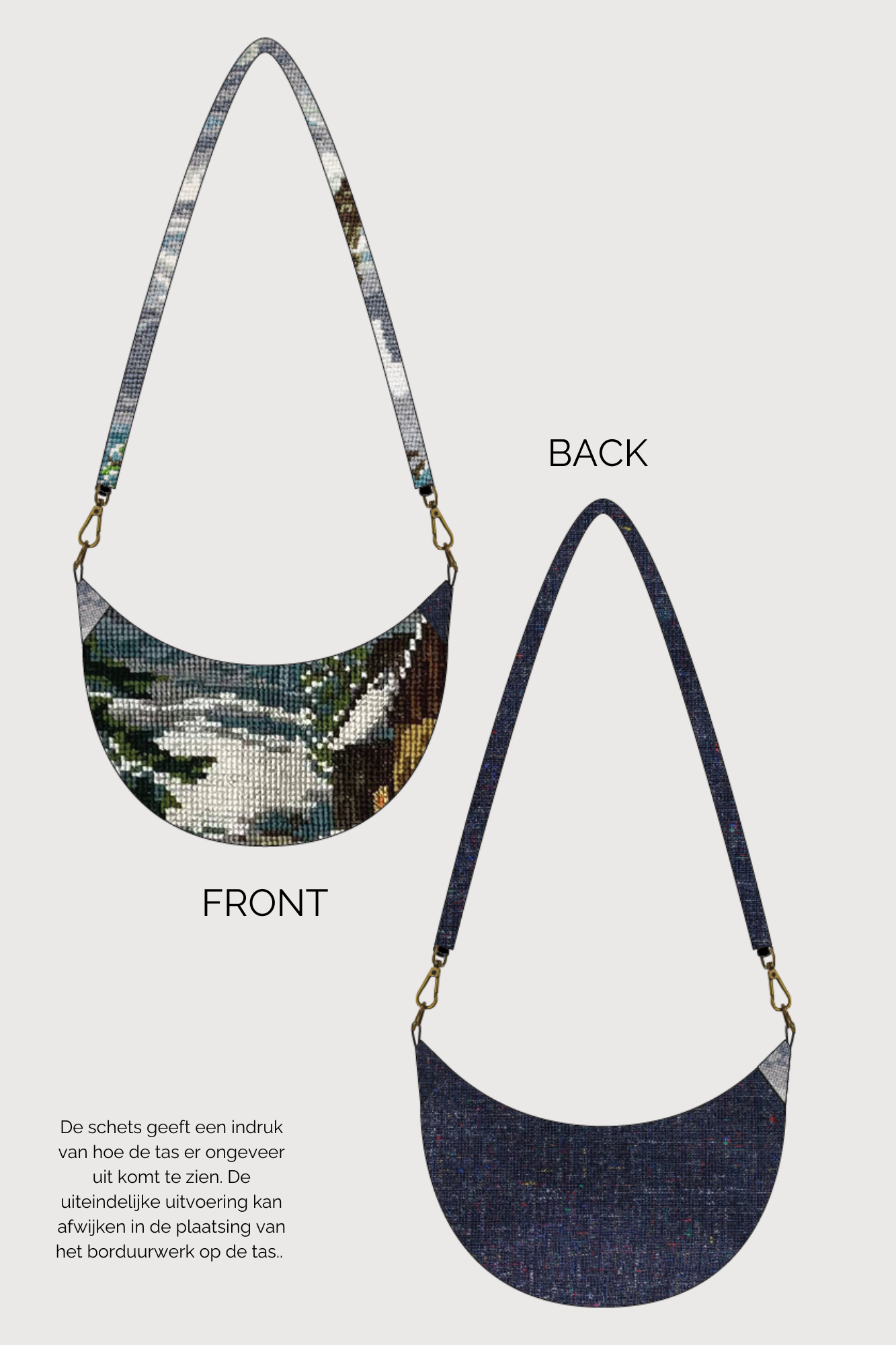 crossbody bag on demand - snow