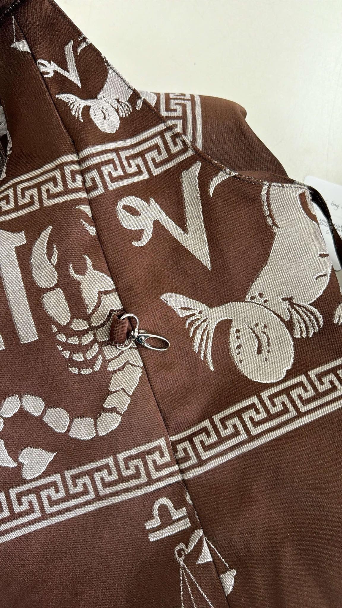 Demi bag L – tas van vintage stoffen - 2621