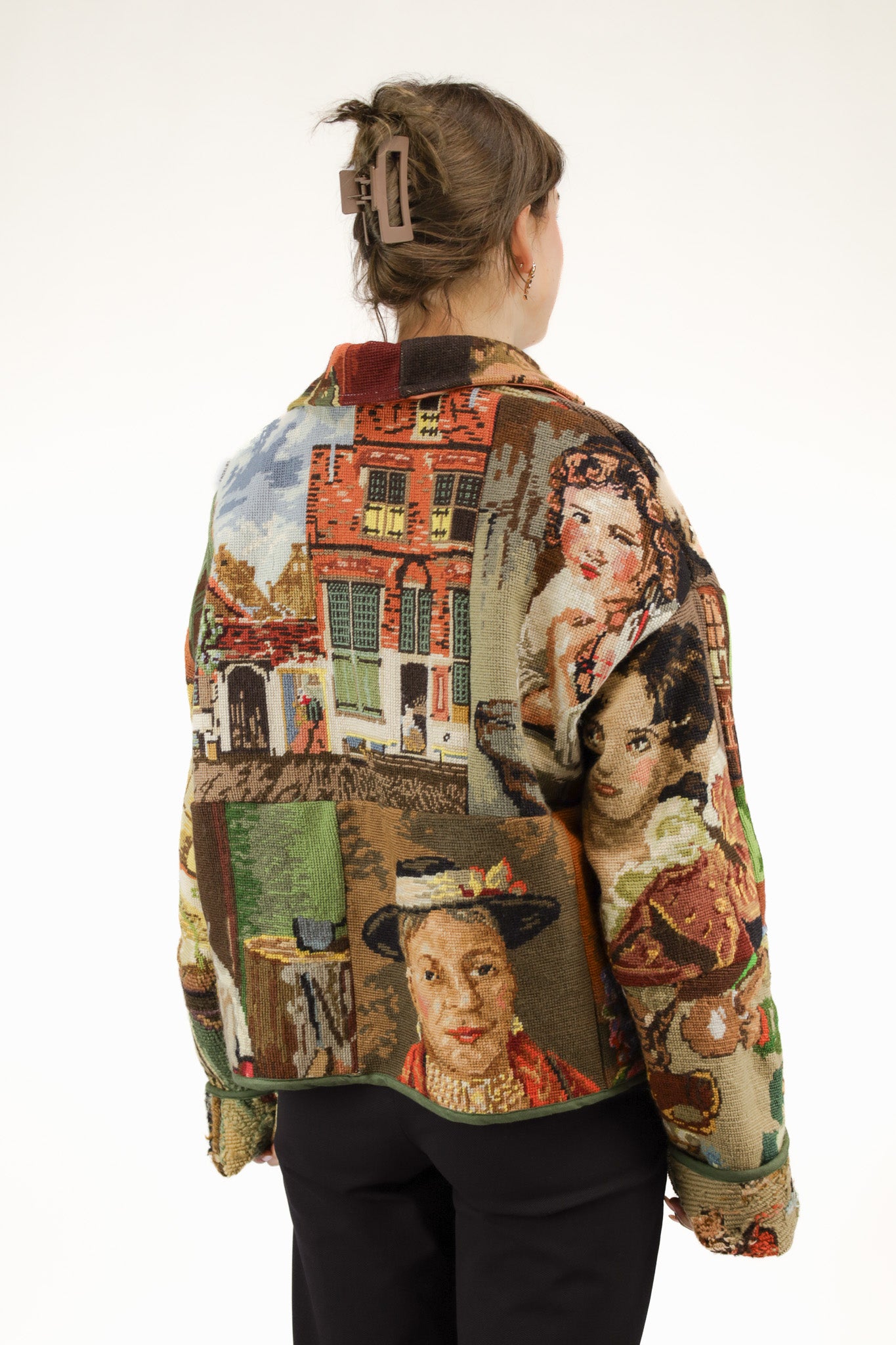 embroidery jack - oranje - S tot XL