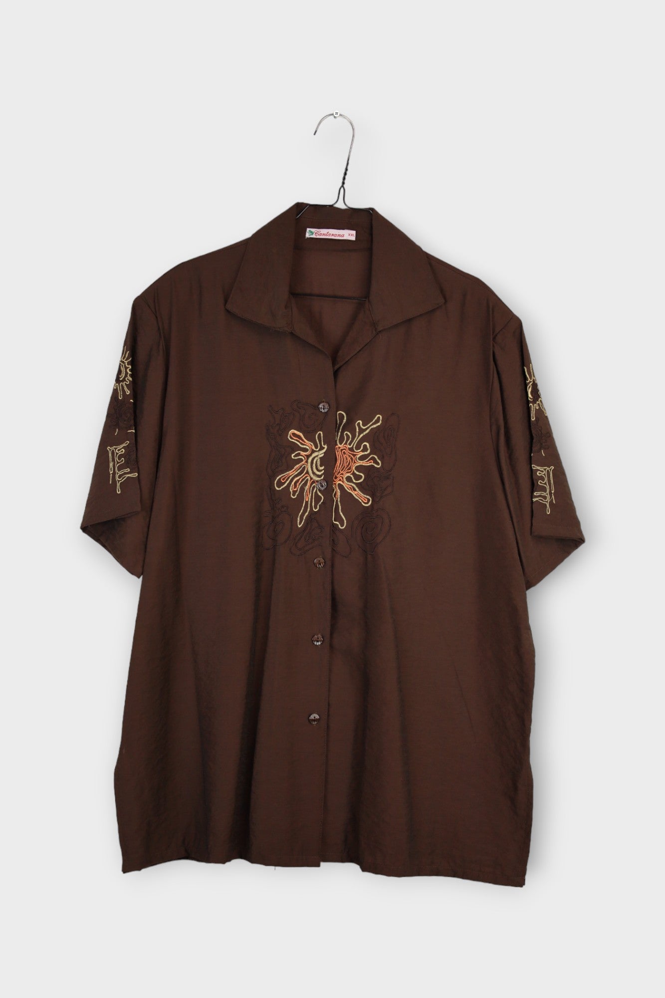 nove embroidery blouse - XXL