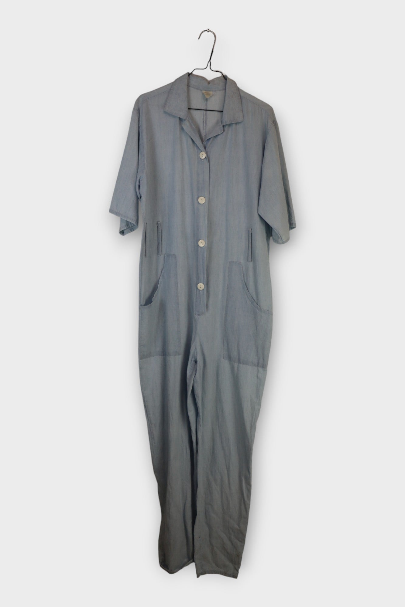 livia denim jumpsuit - S