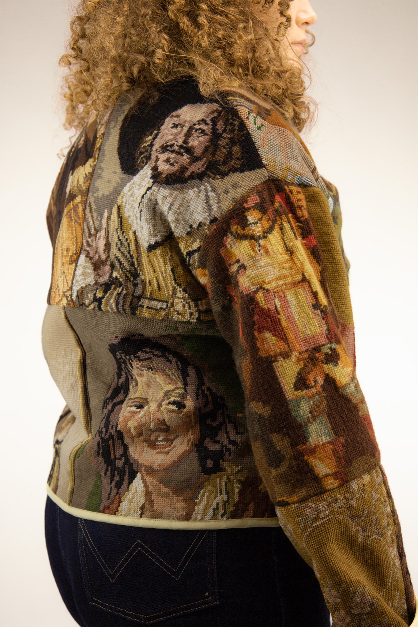 embroidery jack - goud - S tot XL