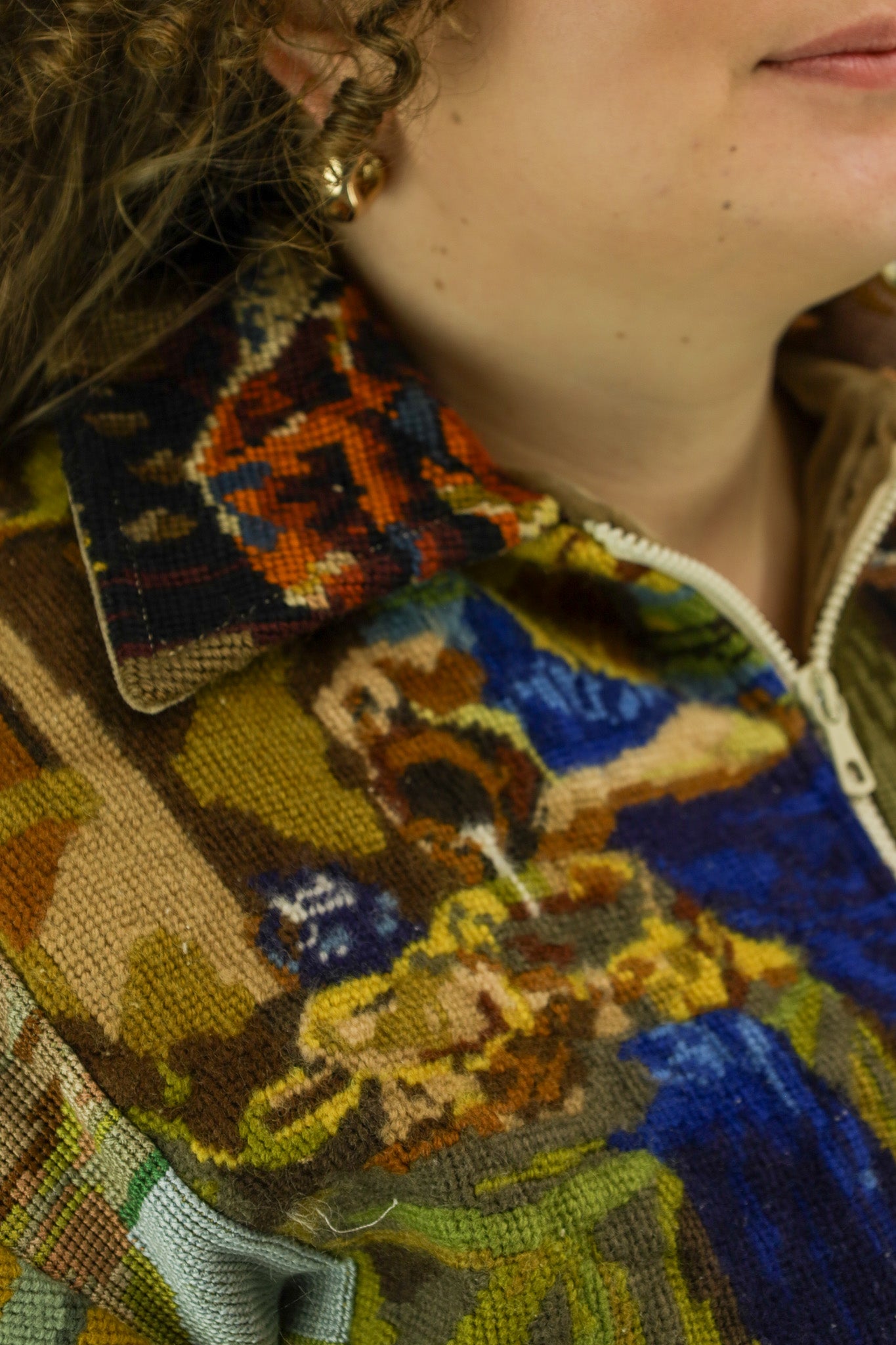 embroidery jack - goud - S tot XL