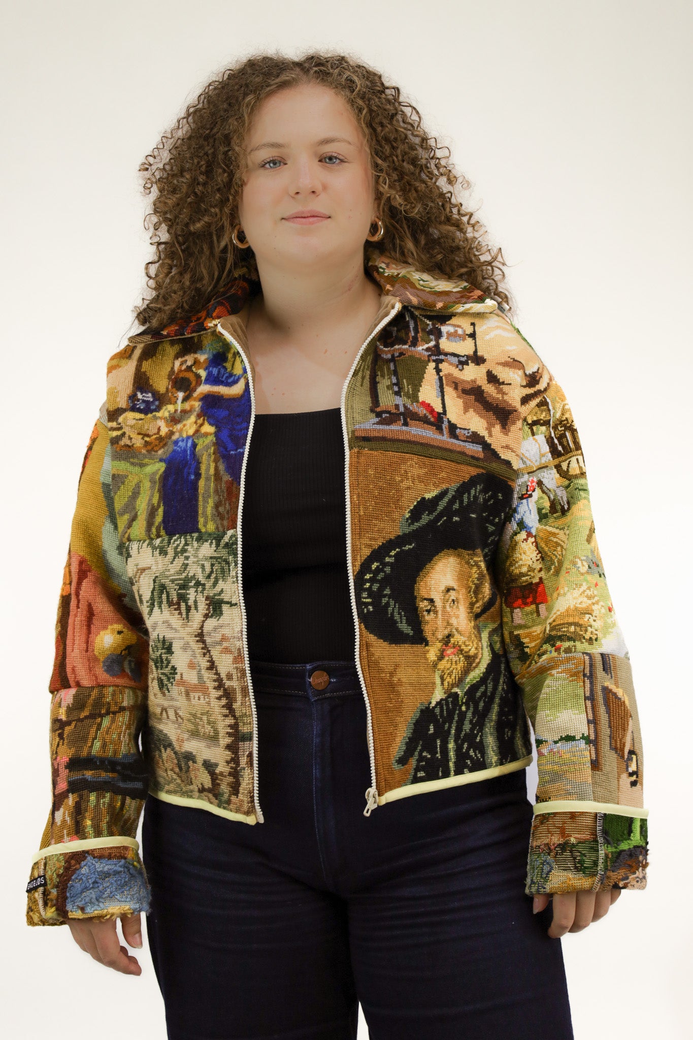 embroidery jack - goud - S tot XL