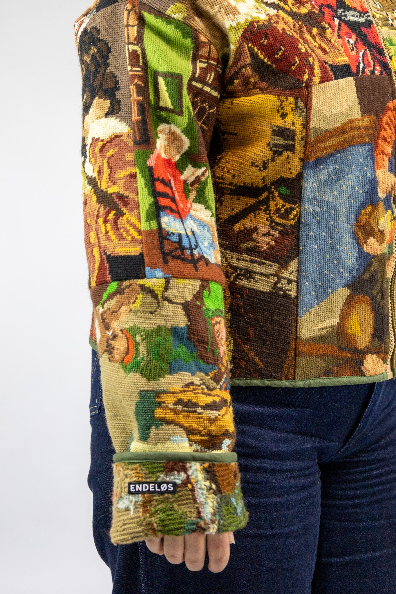 embroidery jack - oranje - S tot XL