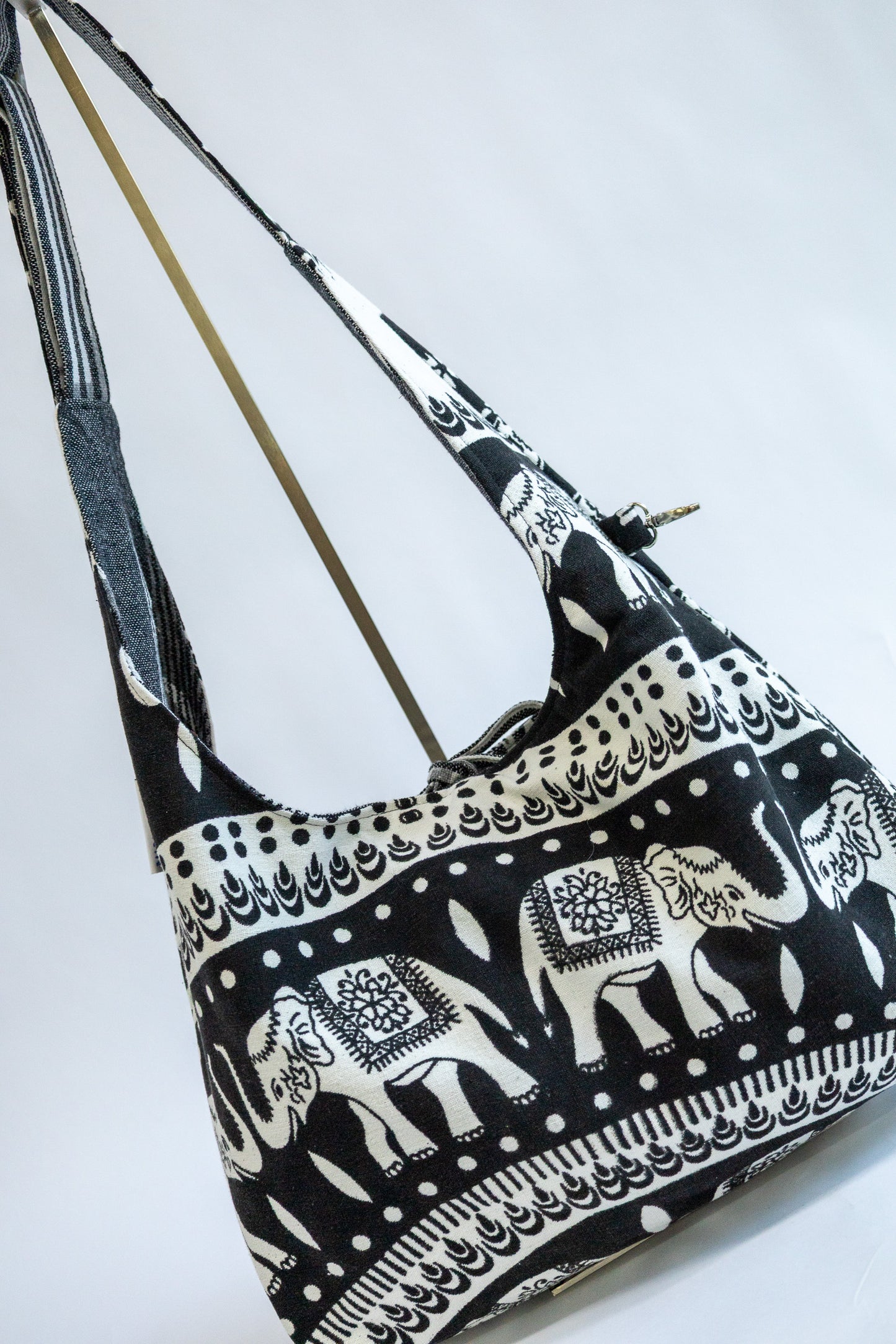 Demi bag L – tas van vintage stoffen - 2622