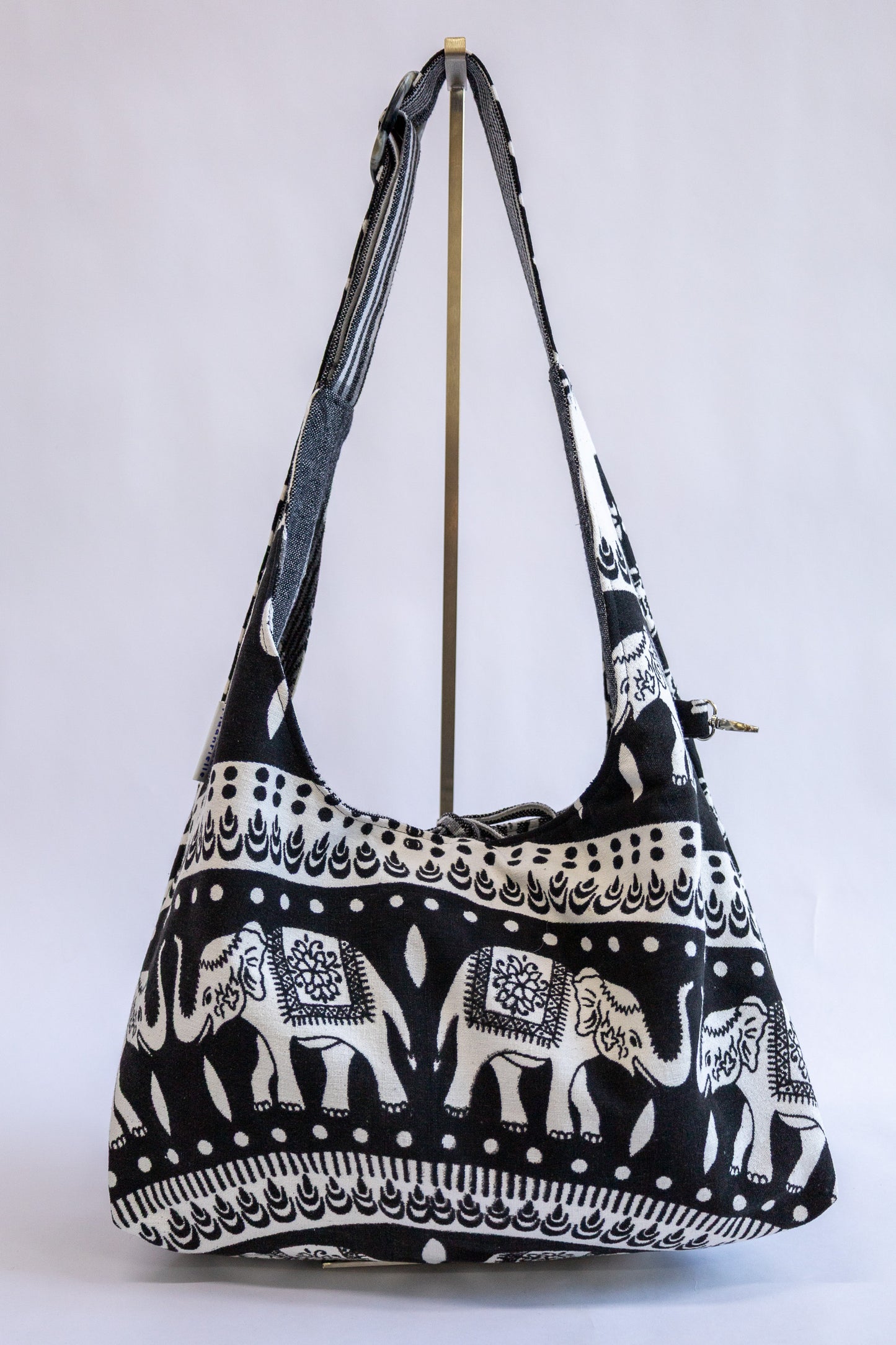 Demi bag L – tas van vintage stoffen - 2622