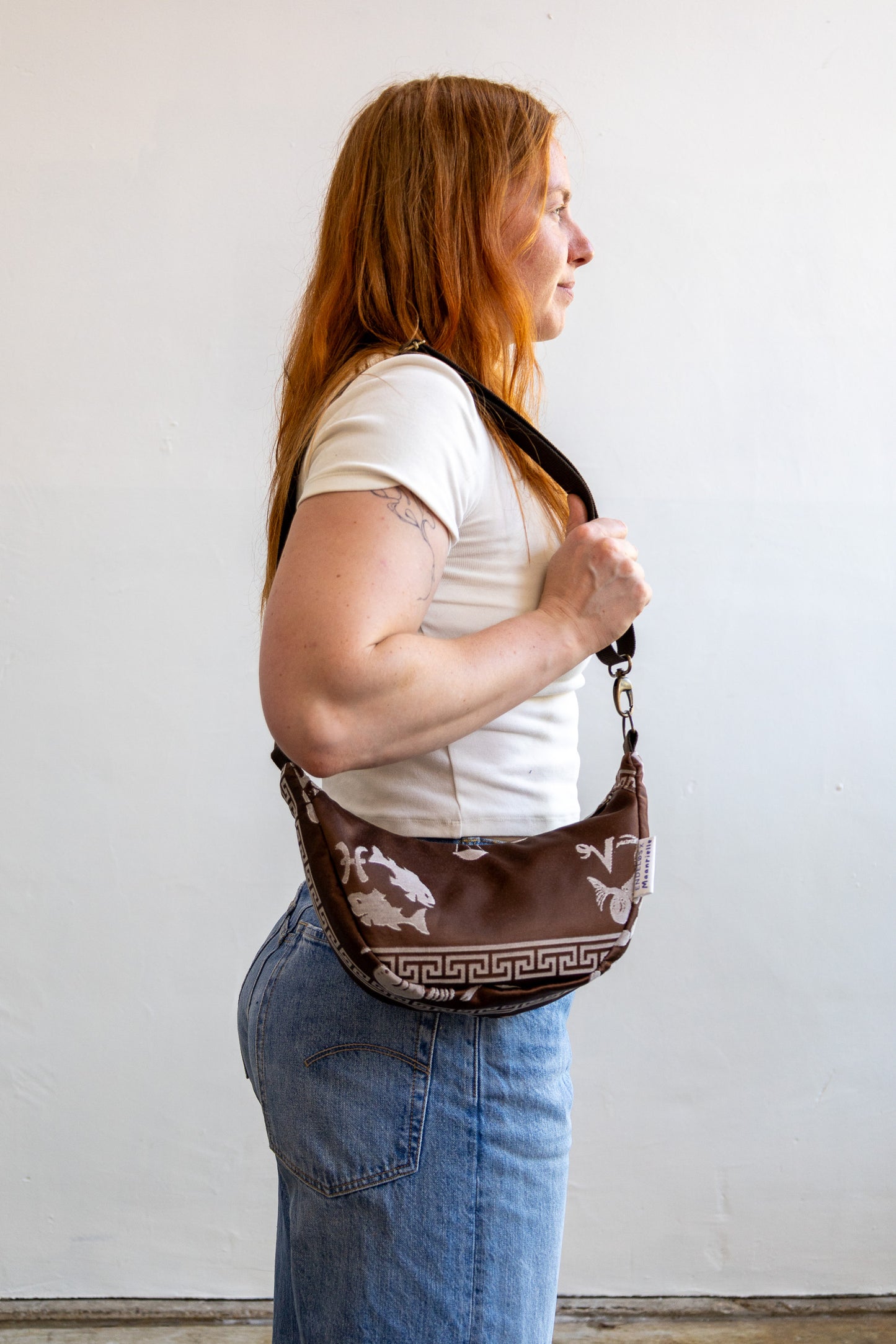 Lola bag M – tas van vintage stoffen - 2615