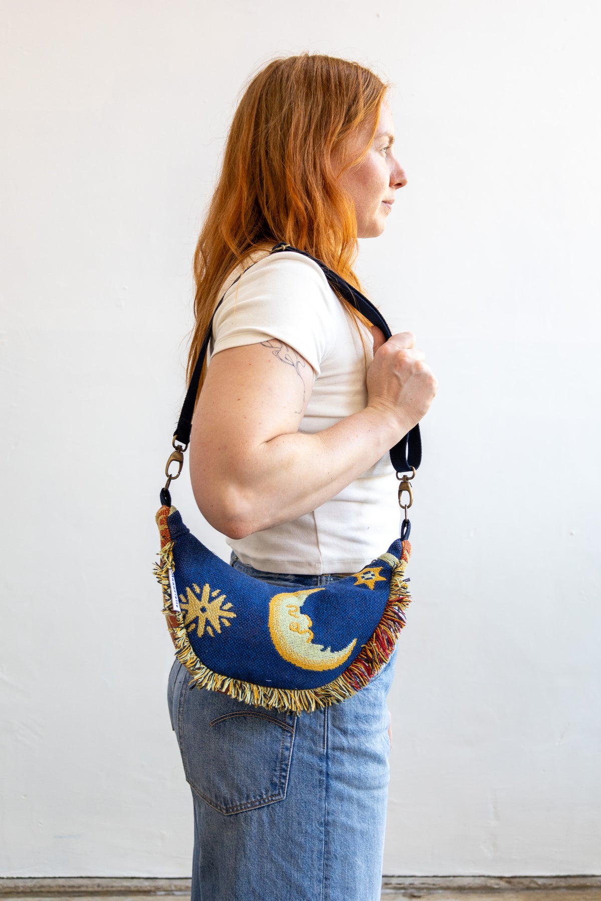 Lola bag M – tas van vintage stoffen - 2618