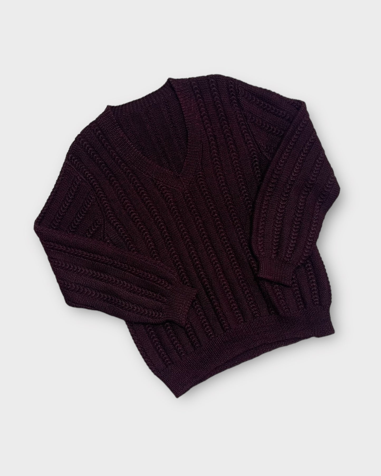 nordic knit bordeaux - L