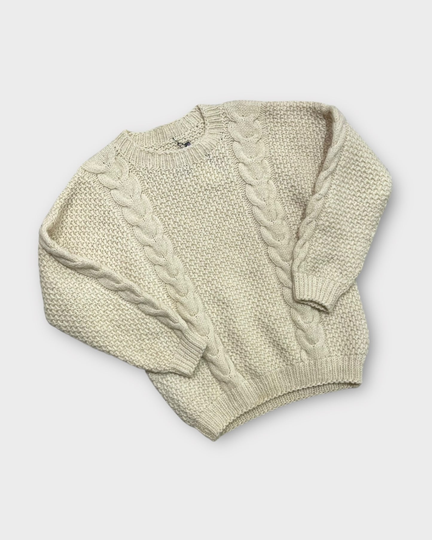 nordic knit off white - M