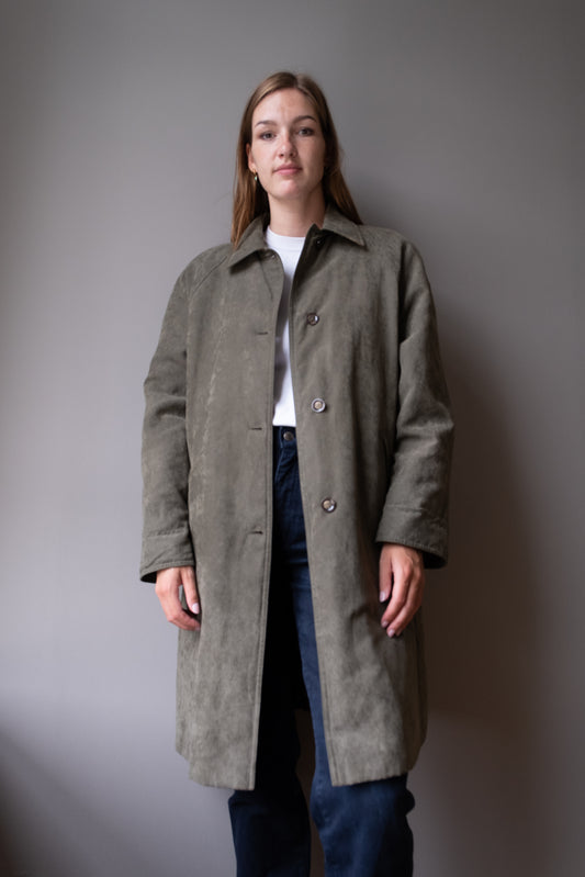 qiara army green trench - M/L