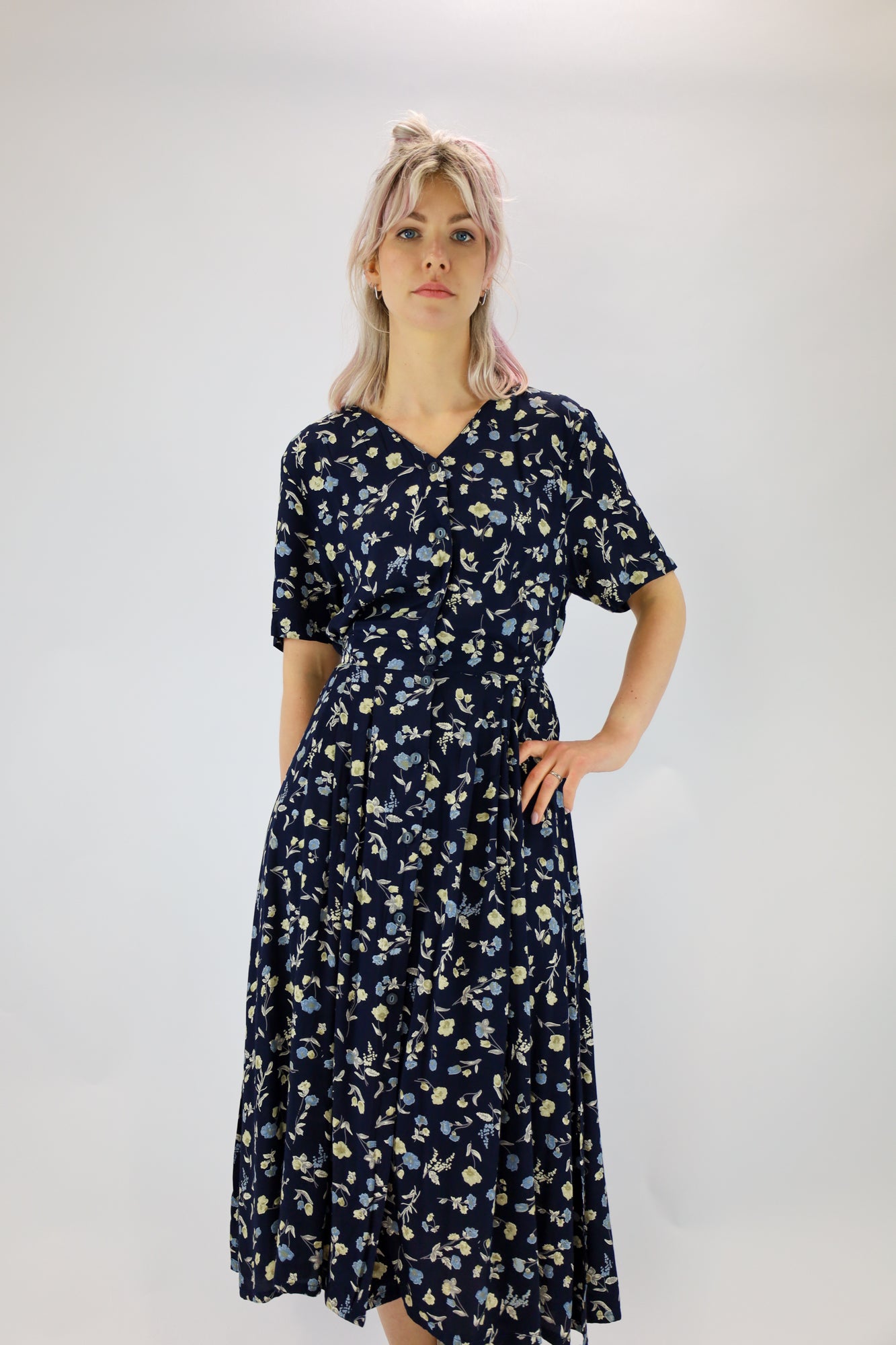 semma viscose dress - M/L