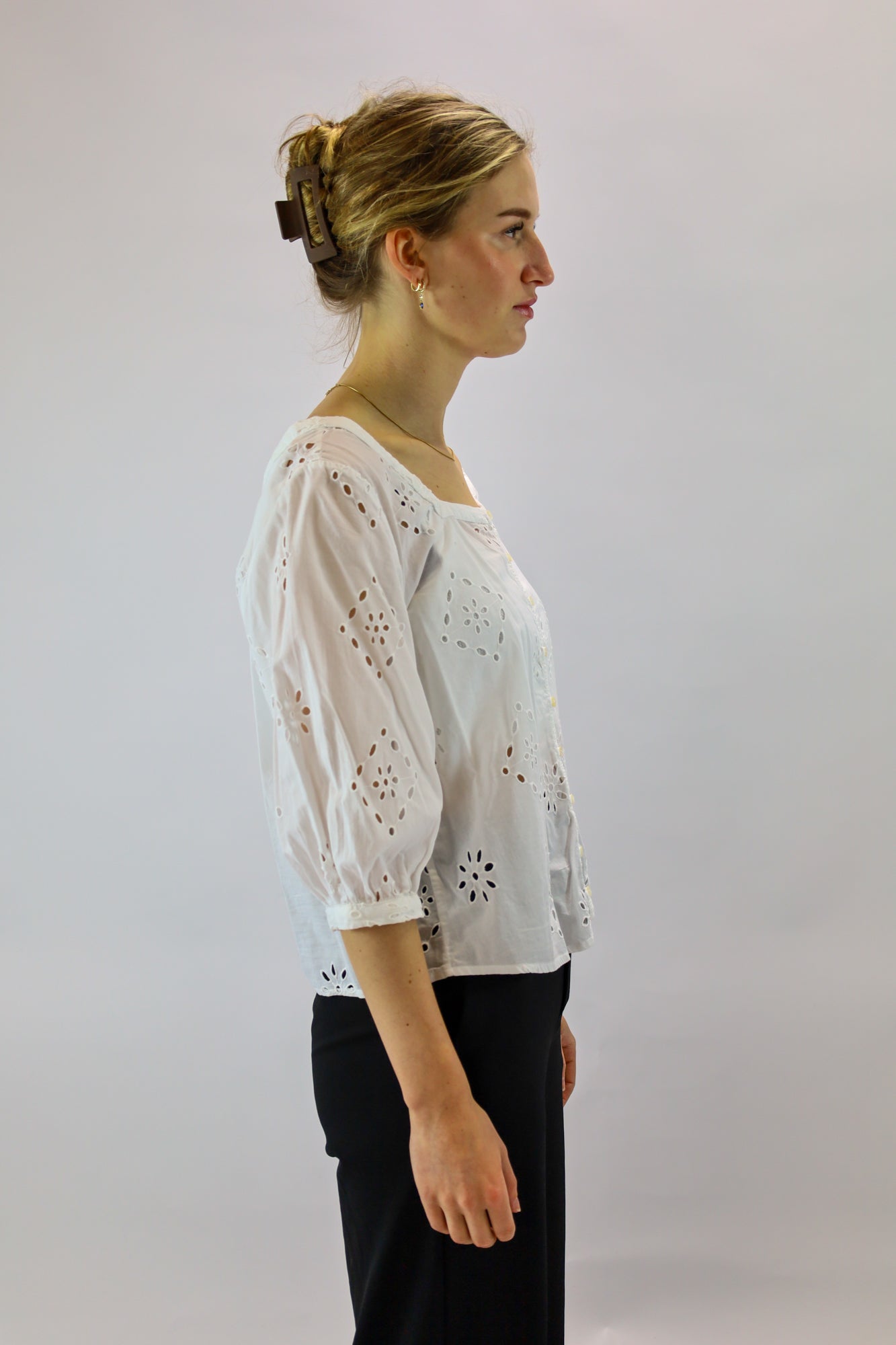 alyssa broderie blouse - S/M