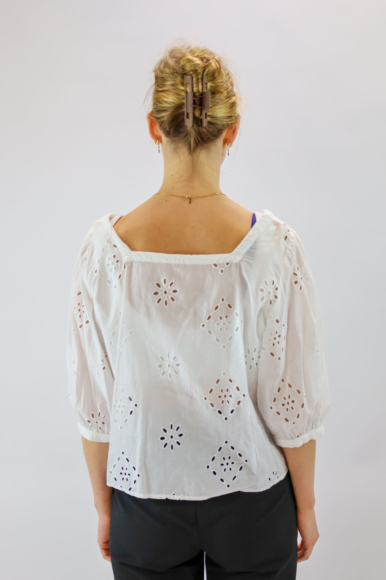 alyssa broderie blouse - S/M