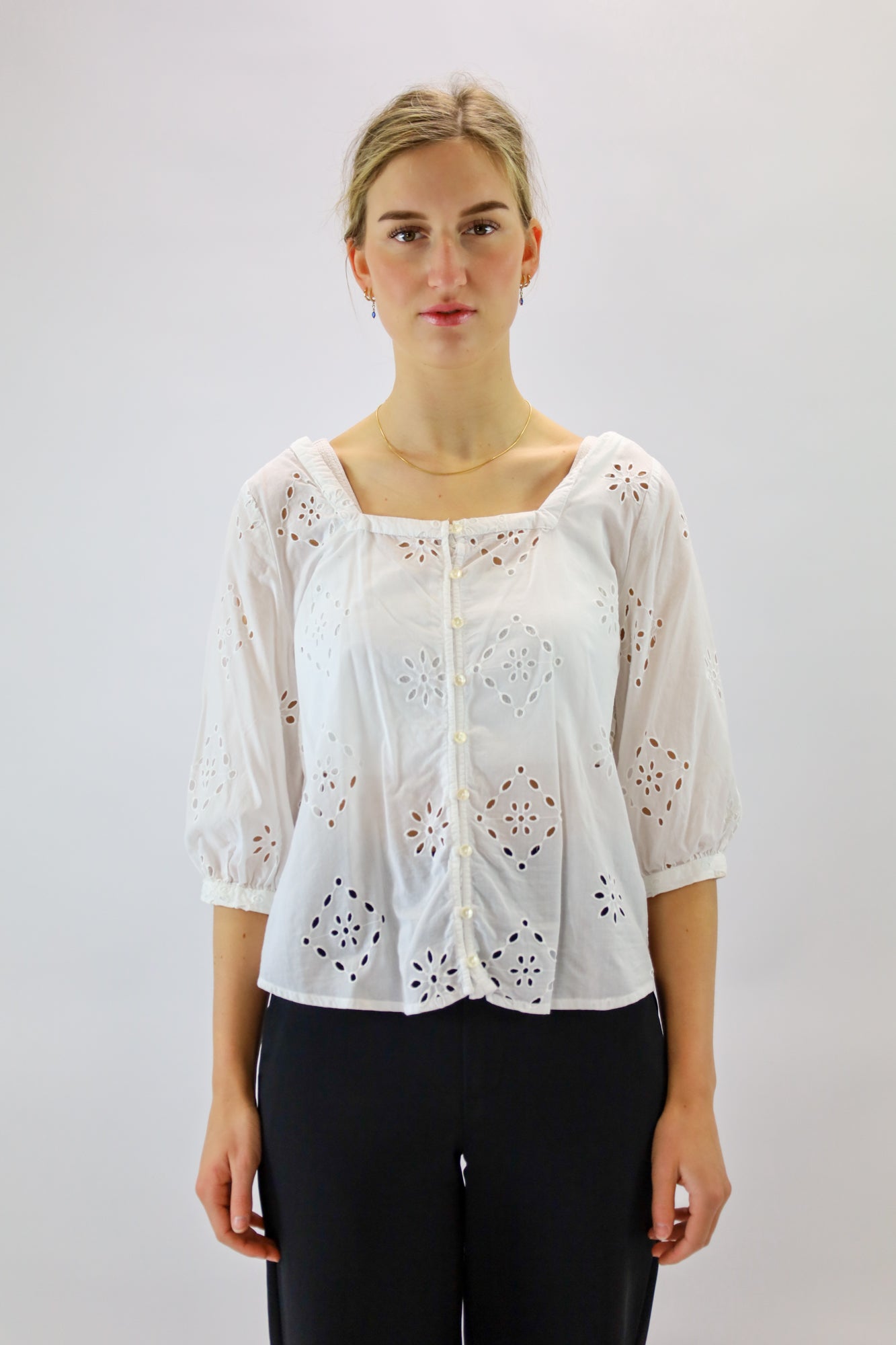 alyssa broderie blouse - S/M