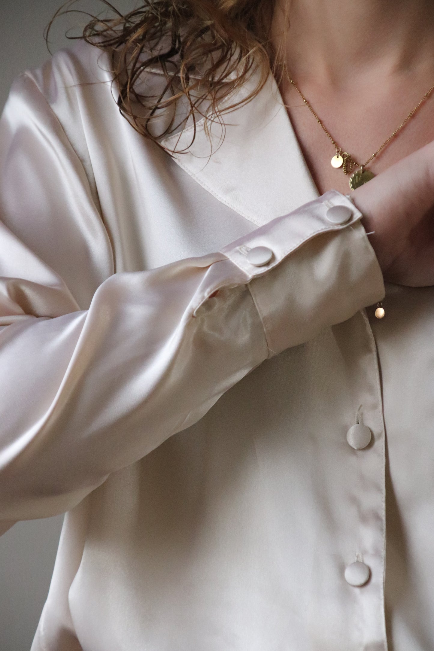 mye shiny blouse - XL