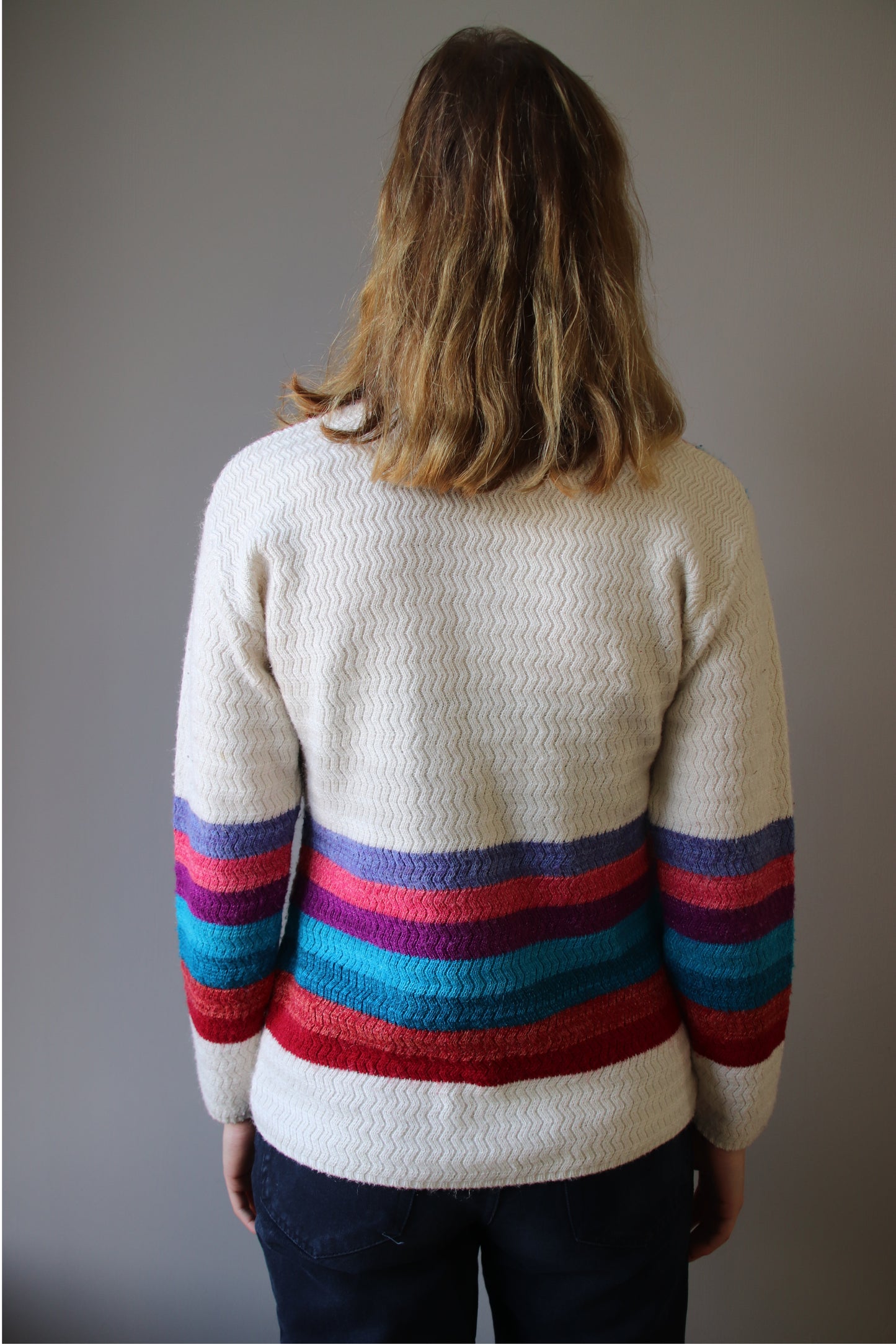 nija colorblock knit - M