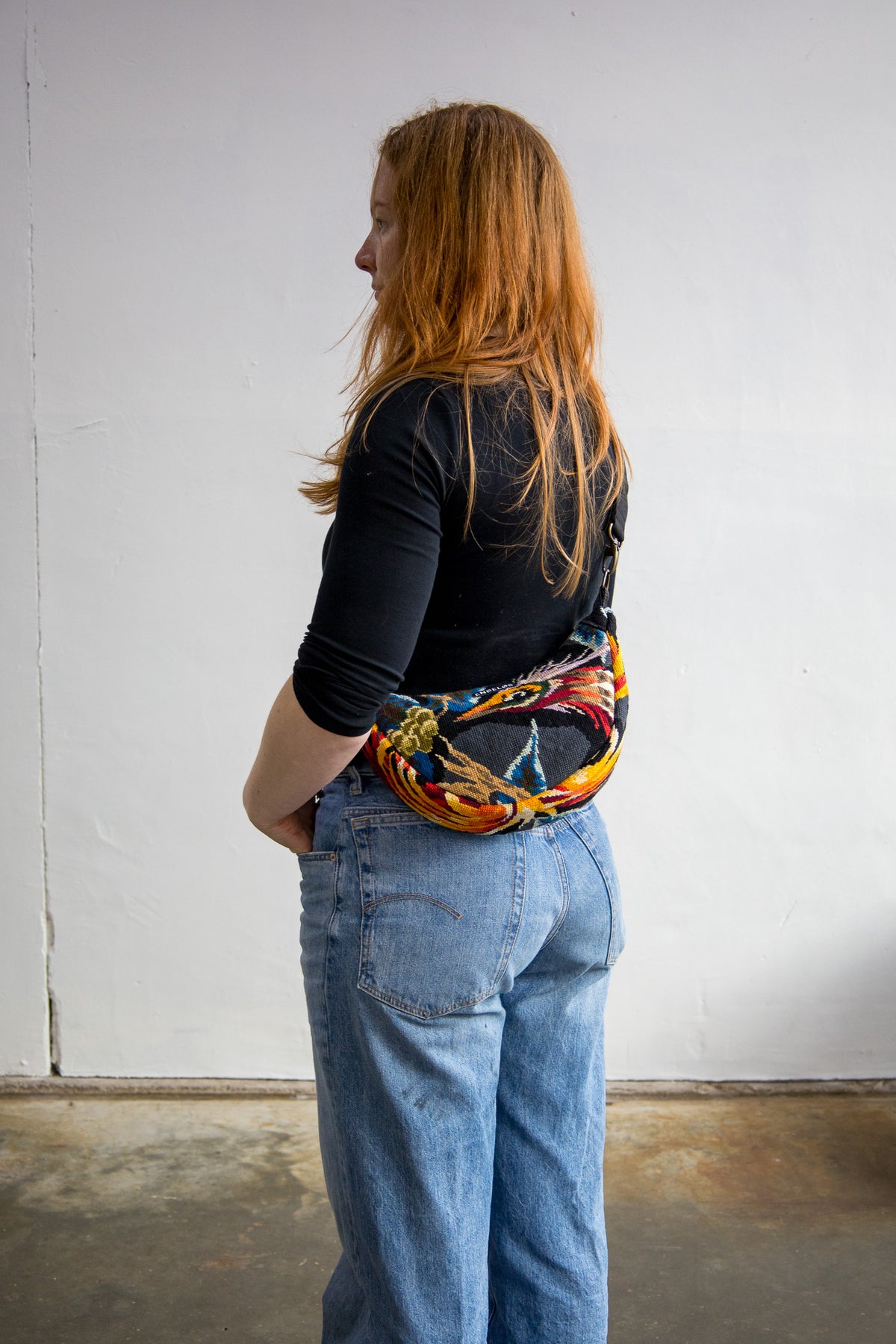 Lola bag M – tas van vintage borduurwerk - 2630