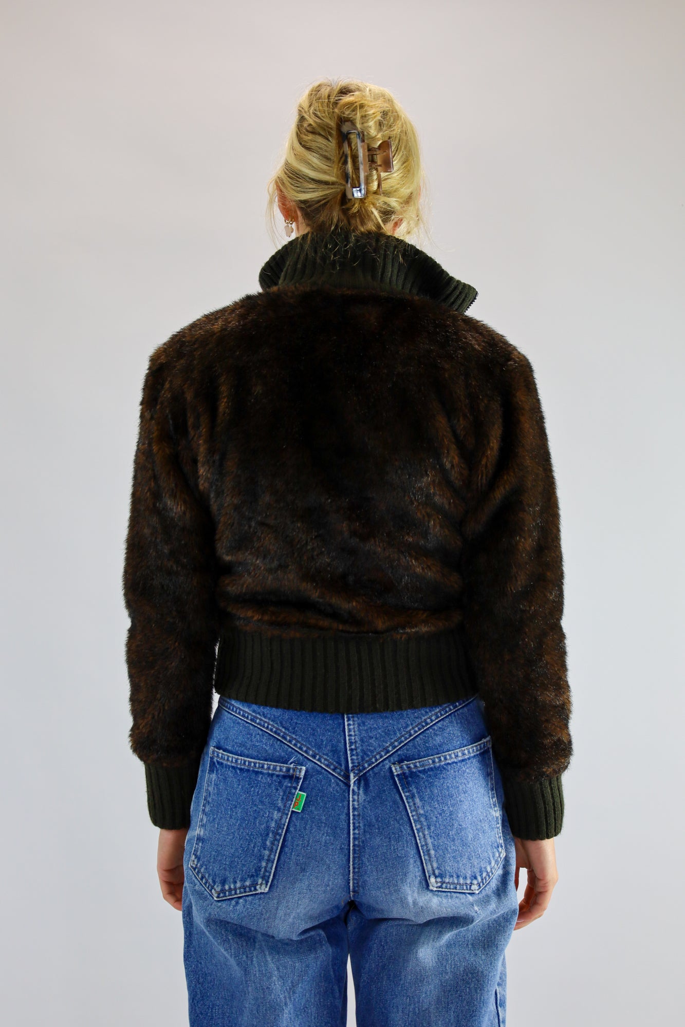 reina fake fur vest - S/M