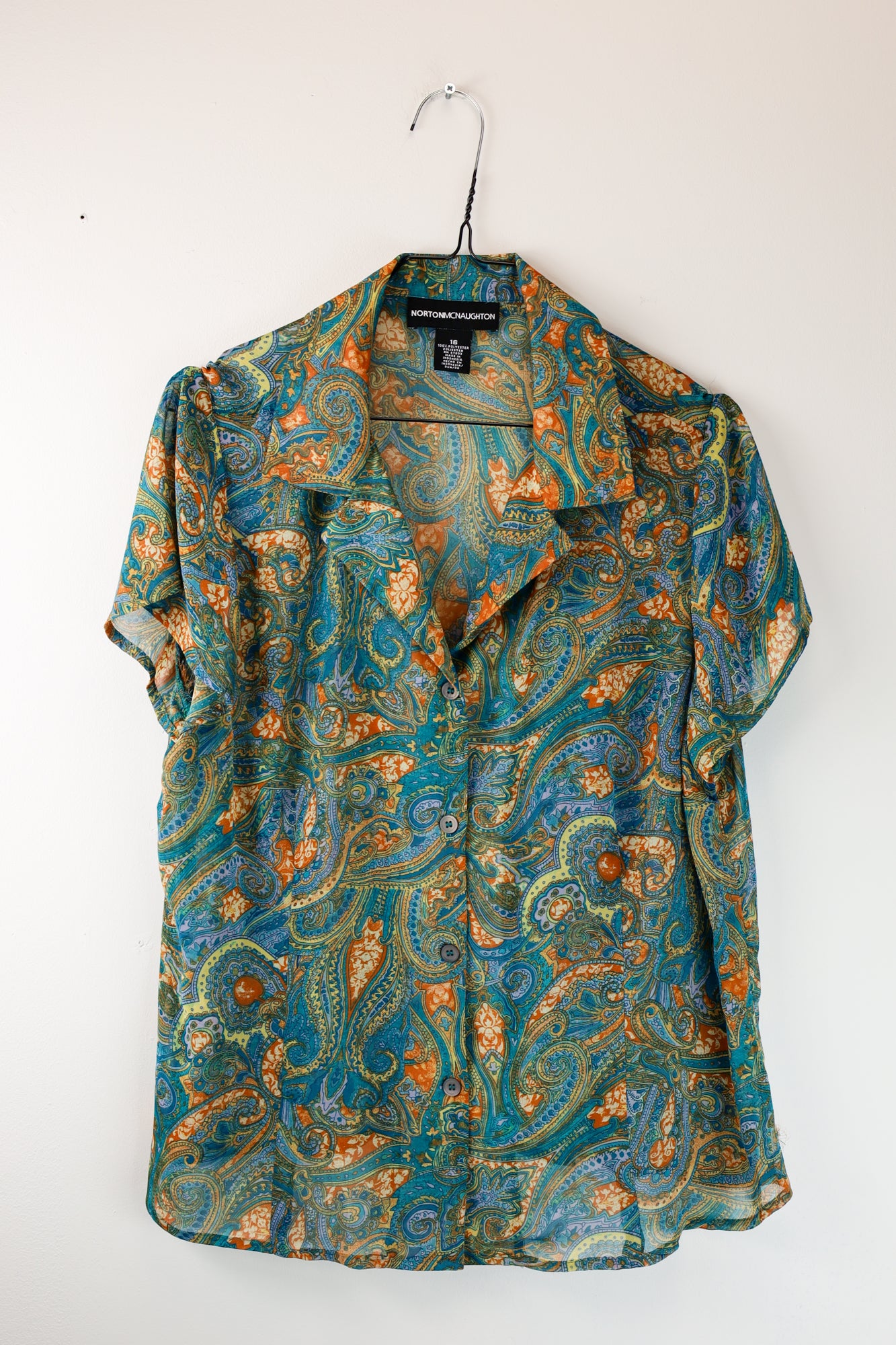 shira paisley blouse - S/M