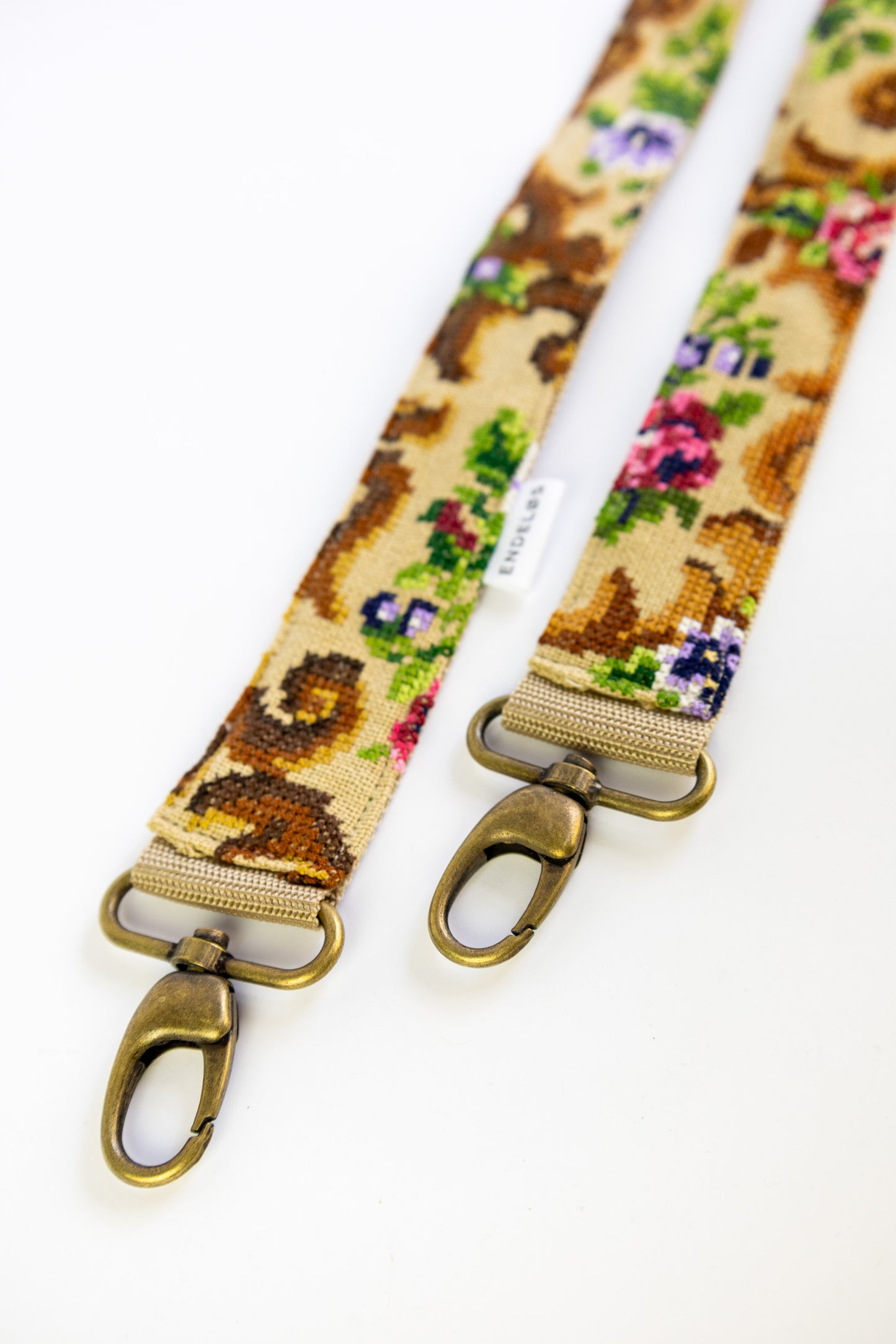 strap - krullen en bloemen - 104 cm