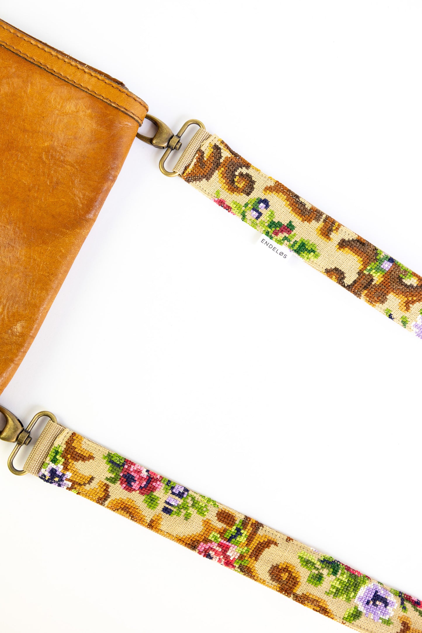 strap - krullen en bloemen - 104 cm