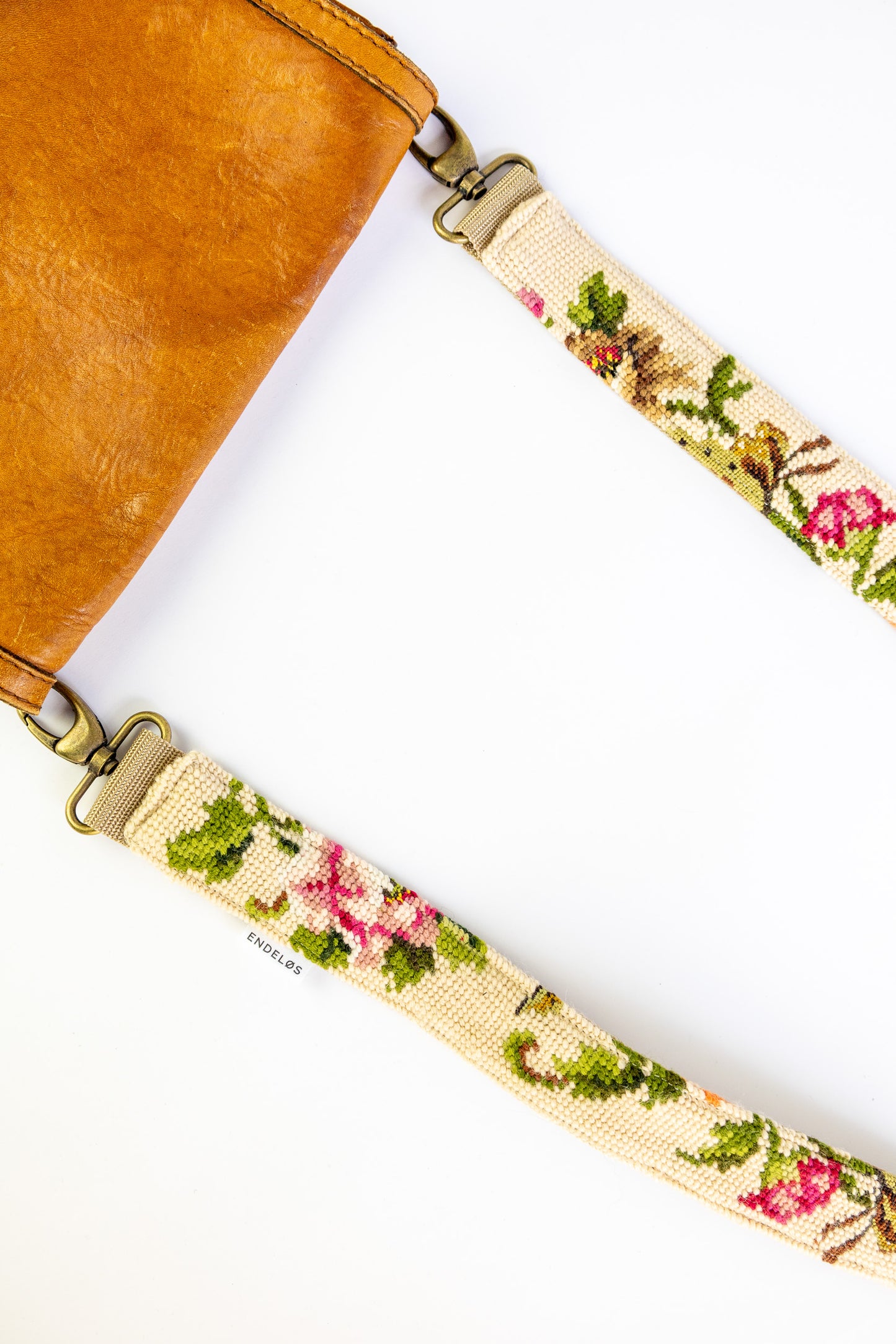 strap - bloemen en vlinders - 140 cm
