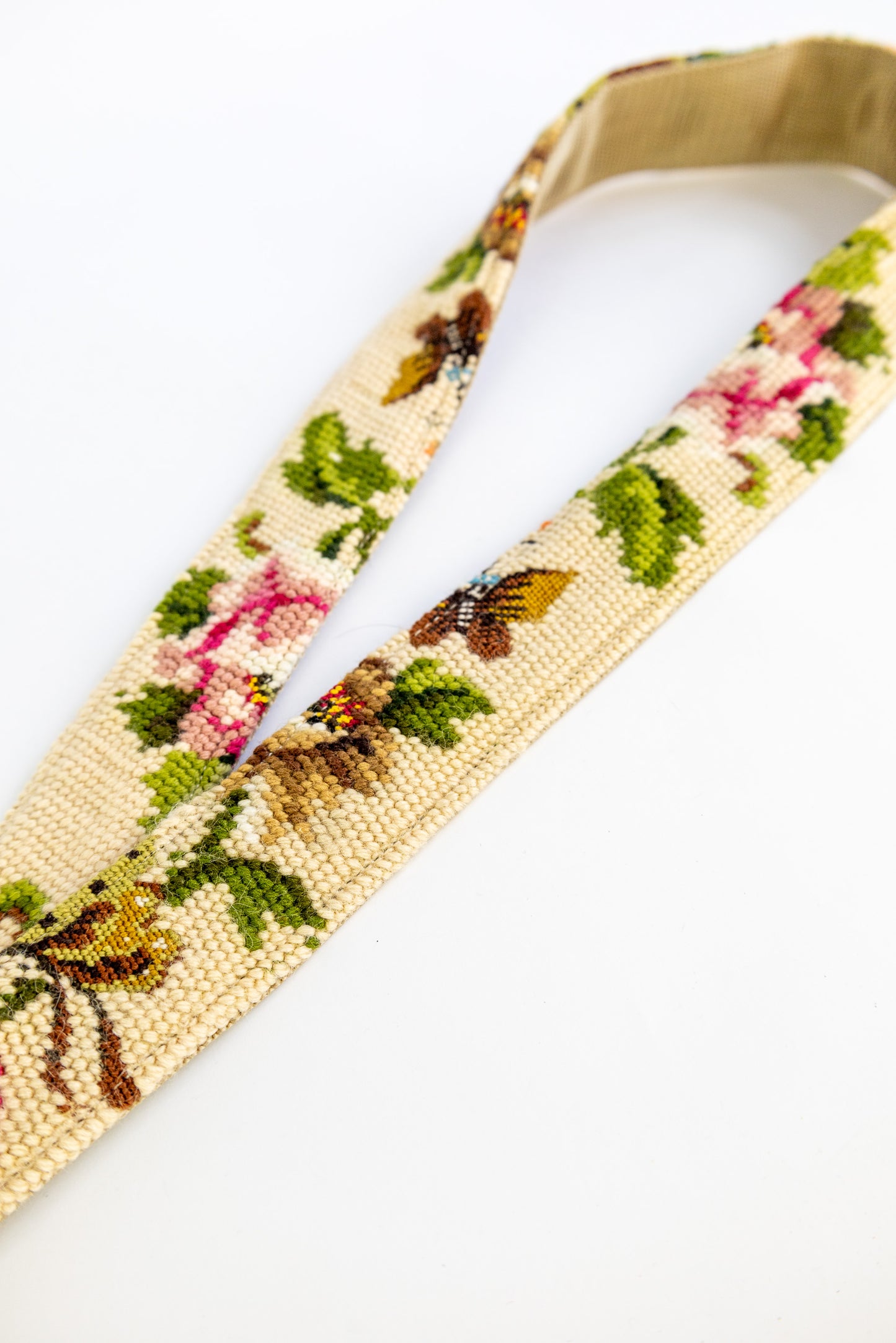 strap - bloemen en vlinders - 140 cm