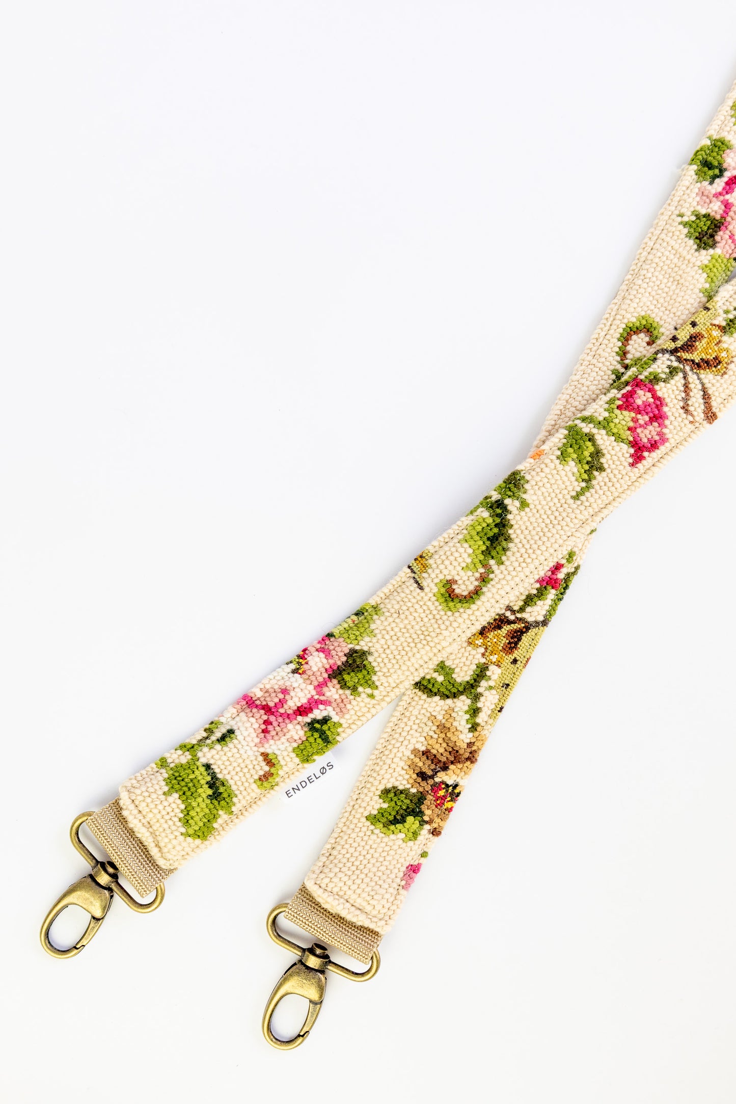 strap - bloemen en vlinders - 140 cm