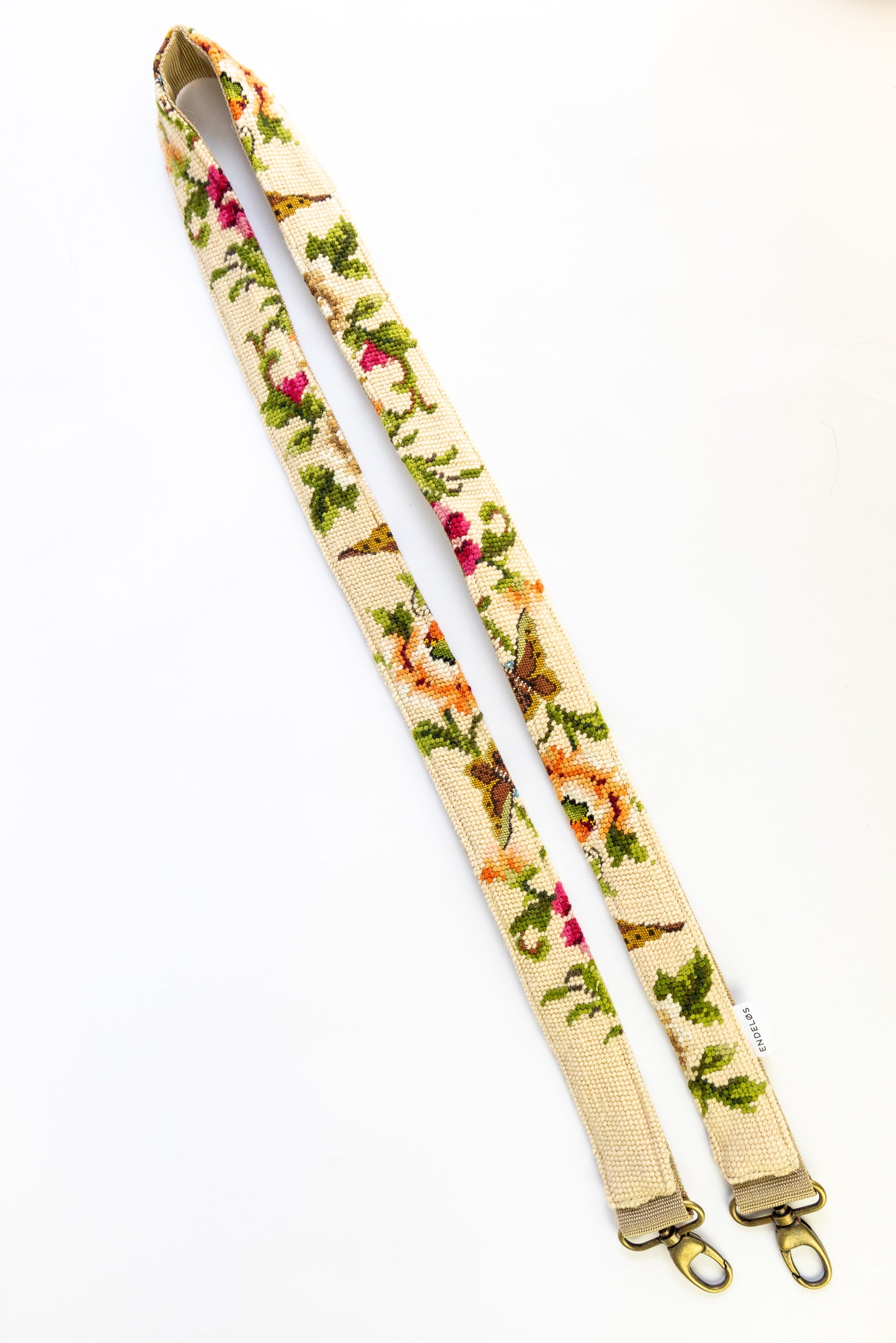 strap - bloemen en vlinders - 140 cm