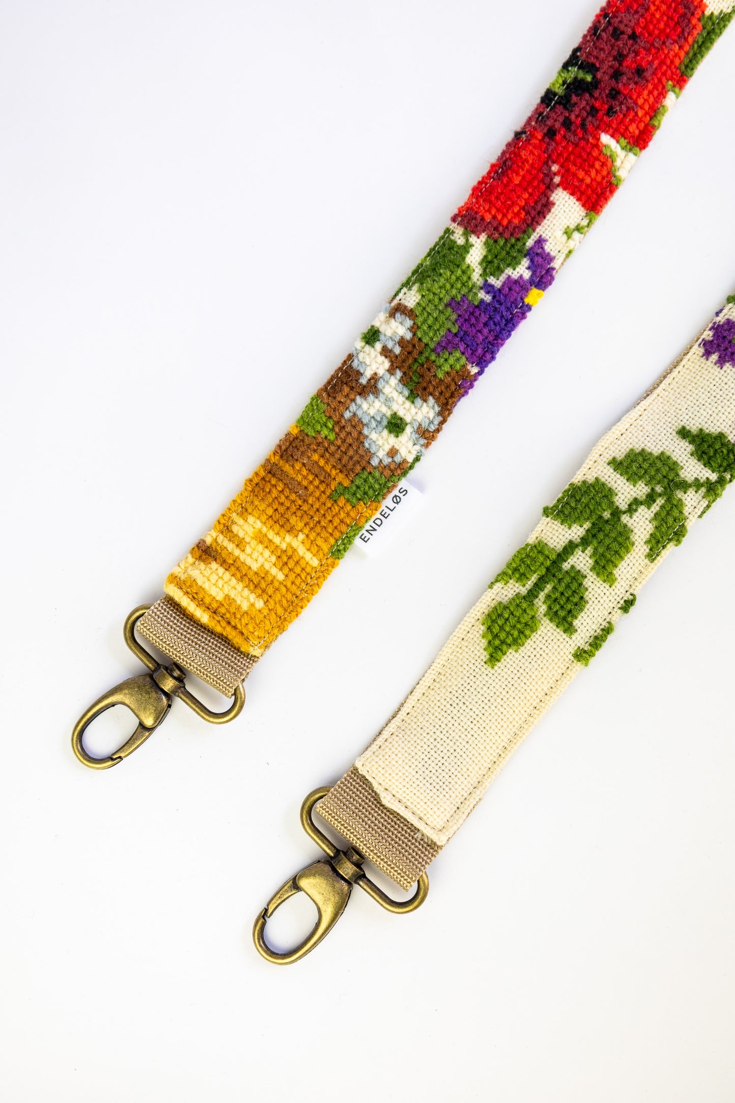 strap - grove bloemen - 161 cm