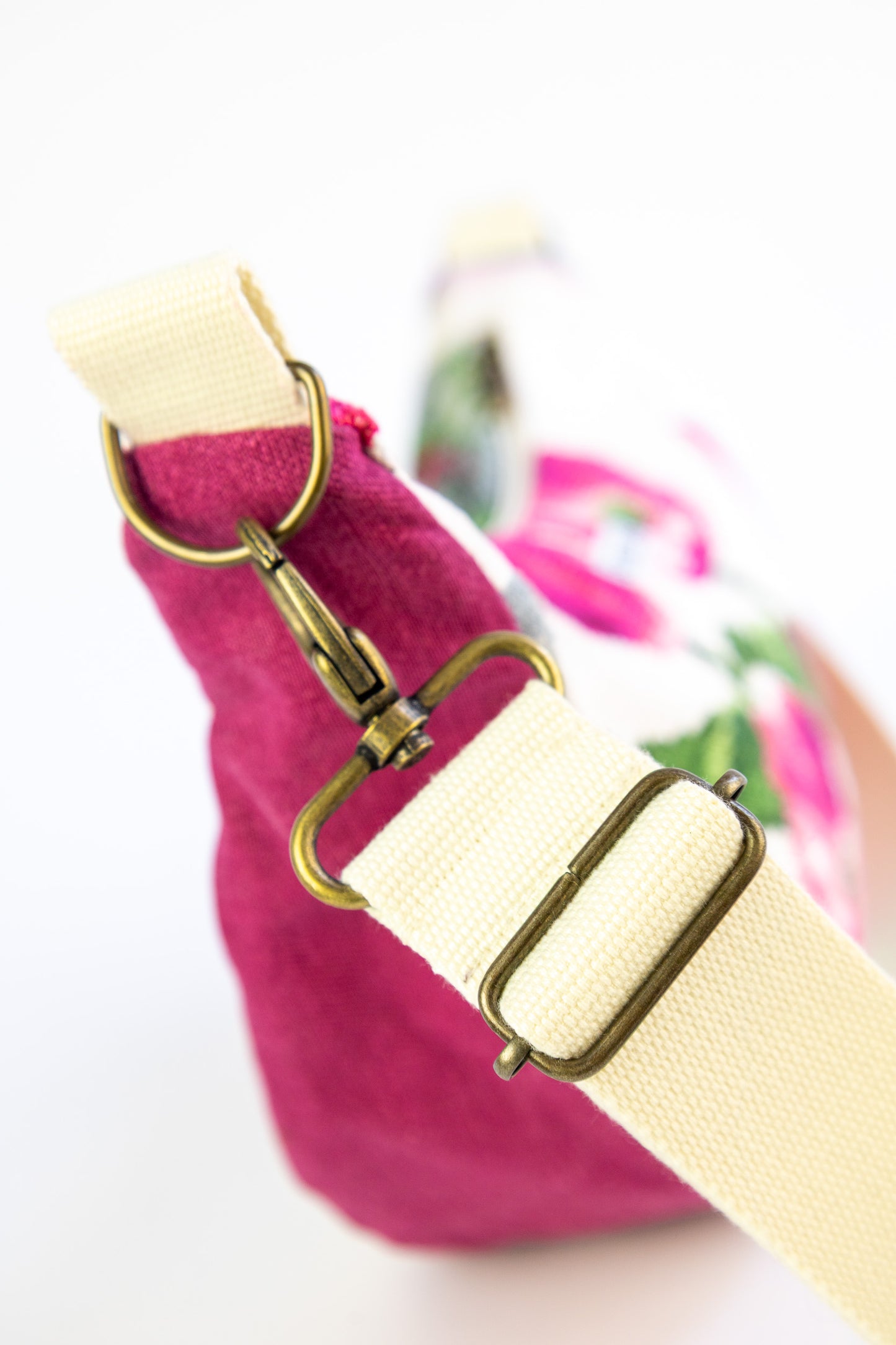 Lola bag M – tas van vintage borduurwerk - tulpen