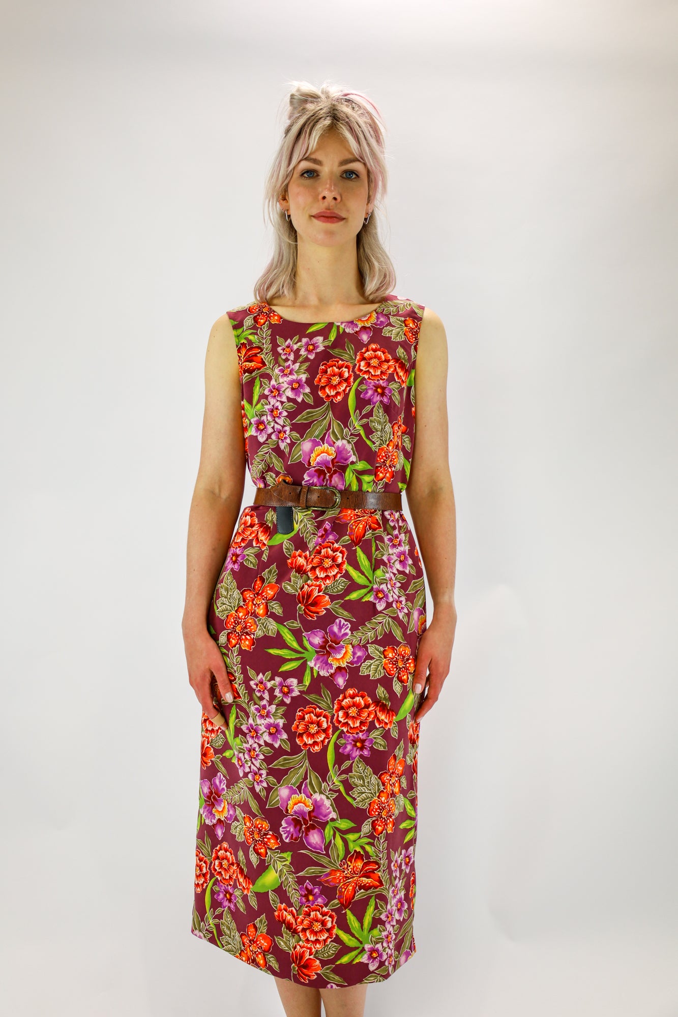 saja flower dress - M