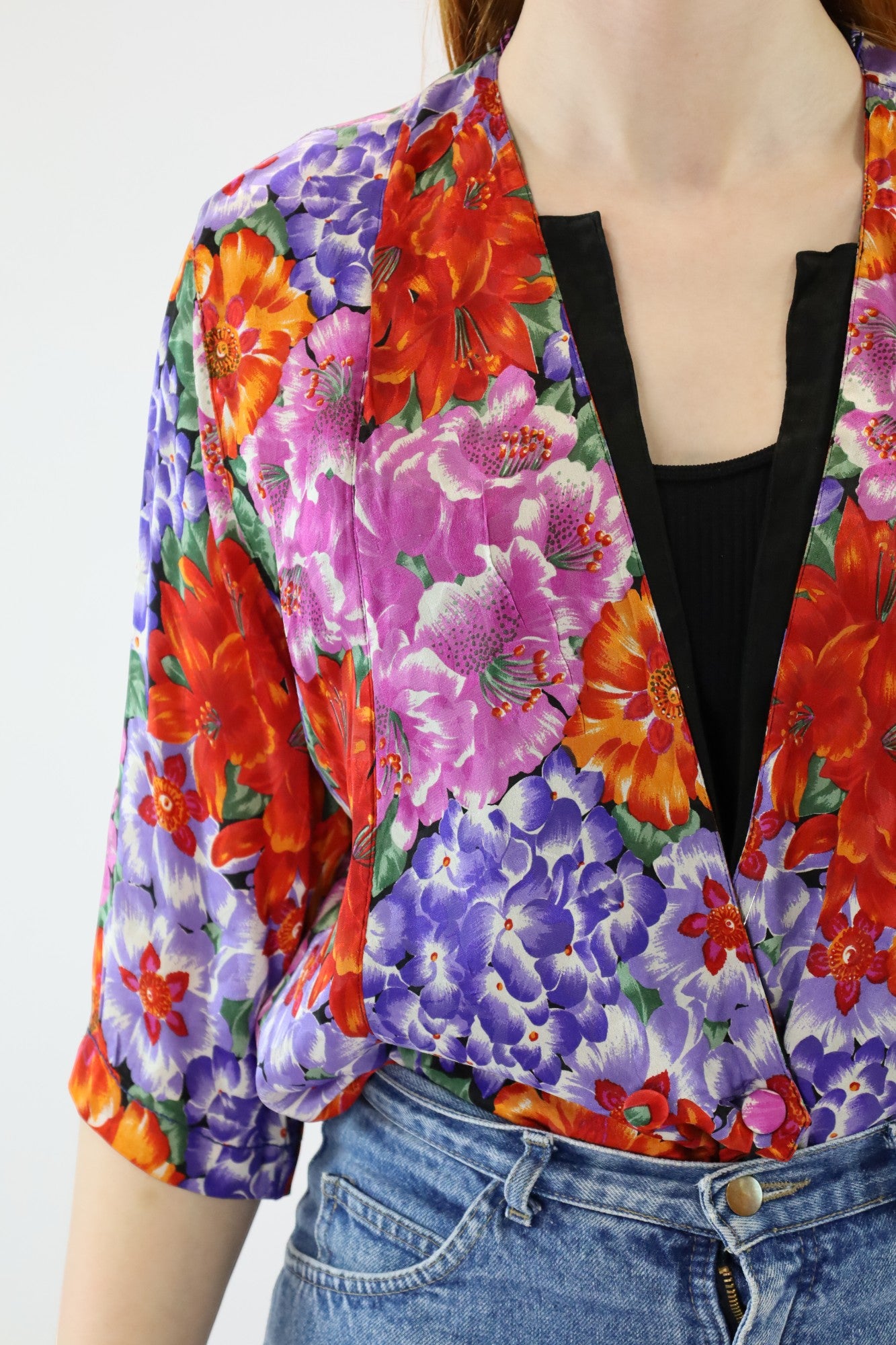 asmae silk blouse - M/L